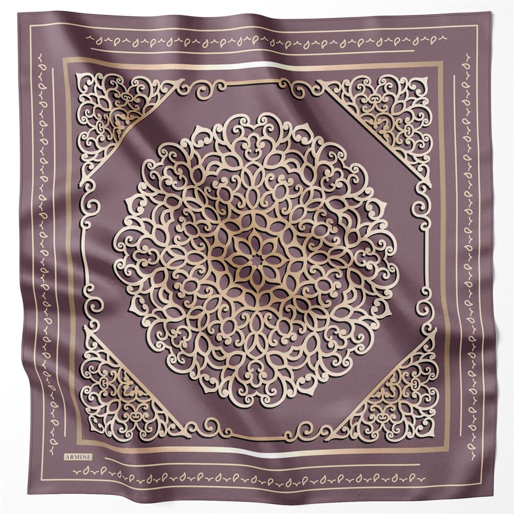 Armine İpek Eşarp 2021/2022 Sonbahar Kış - 8650D-03 - Sura