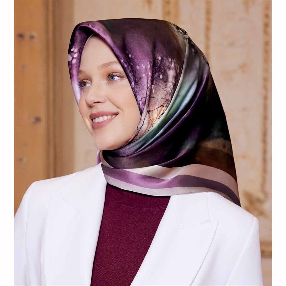 Armine İpek Eşarp 2021/2022 Sonbahar Kış - 8643D-02 - Sura