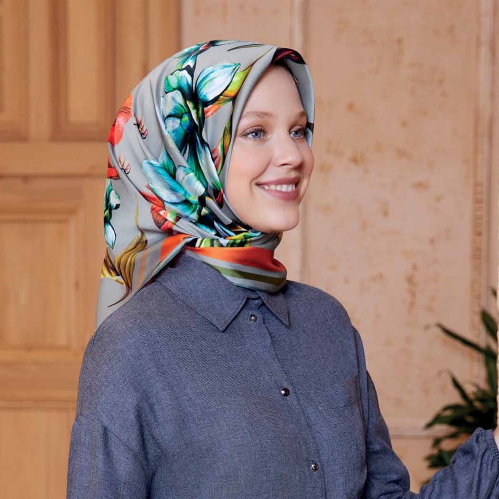 Armine İpek Eşarp 2021/2022 Sonbahar Kış - 8662D-09 - Sura