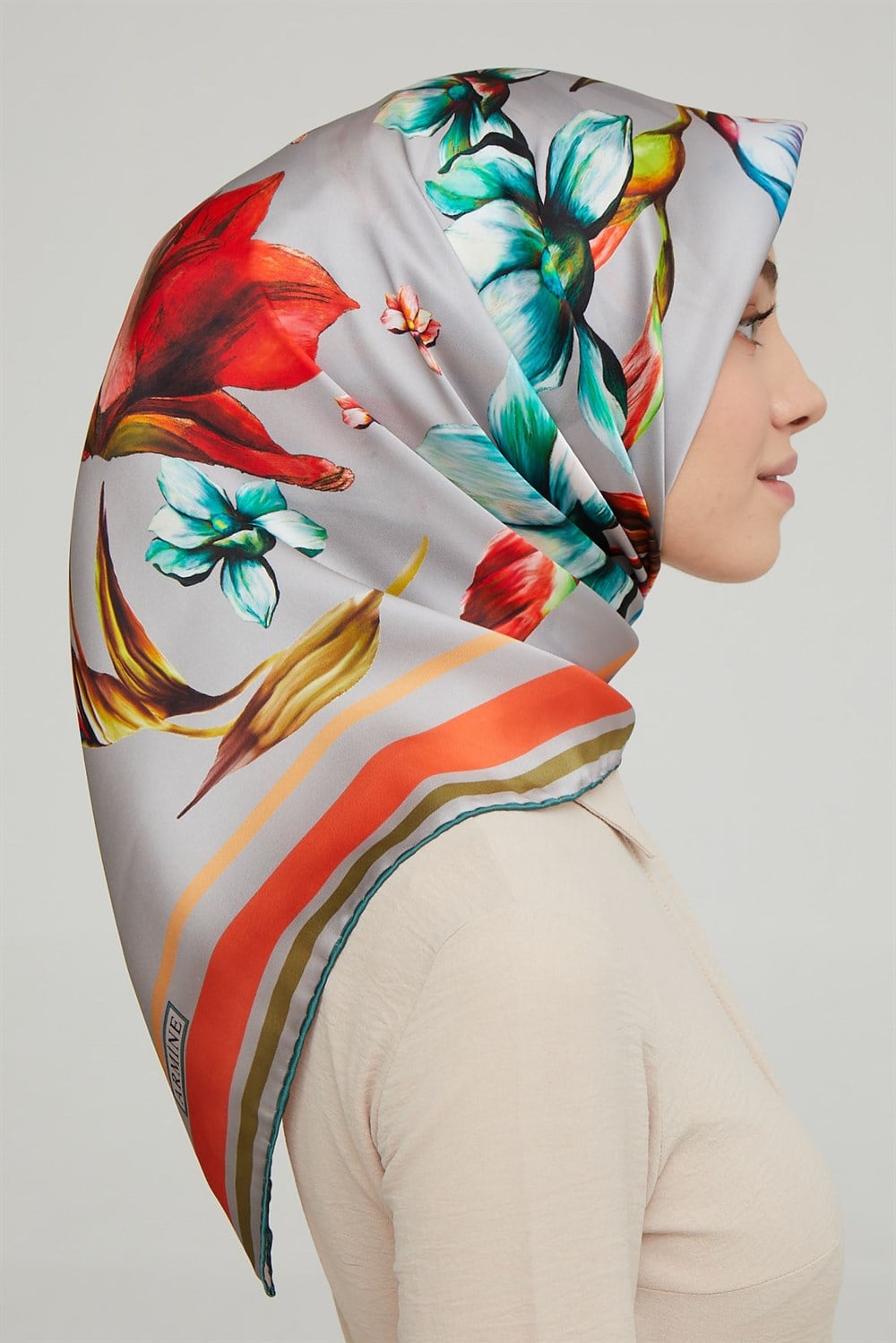 Armine İpek Eşarp 2021/2022 Sonbahar Kış - 8662D-09 - Sura