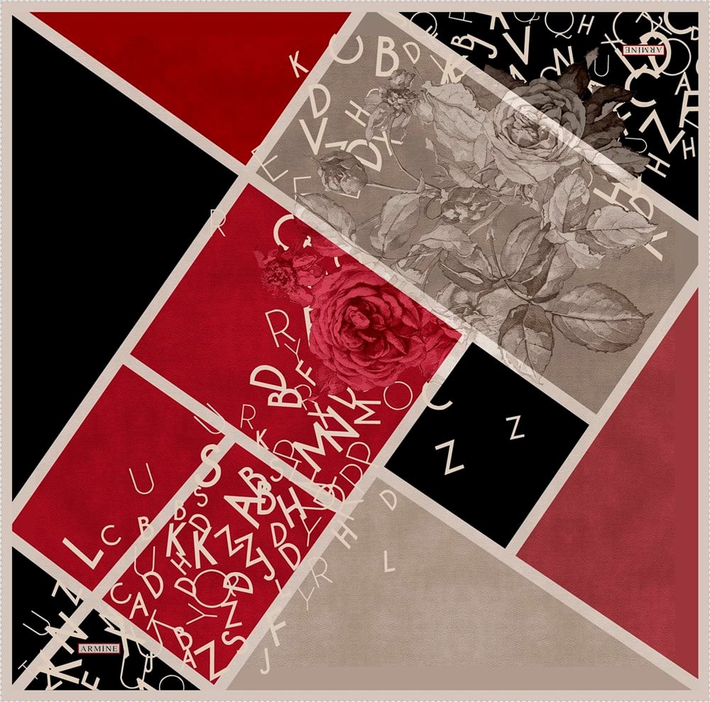 Armine İpek Eşarp 2021/2022 Sonbahar Kış - 8637D-03 - Sura