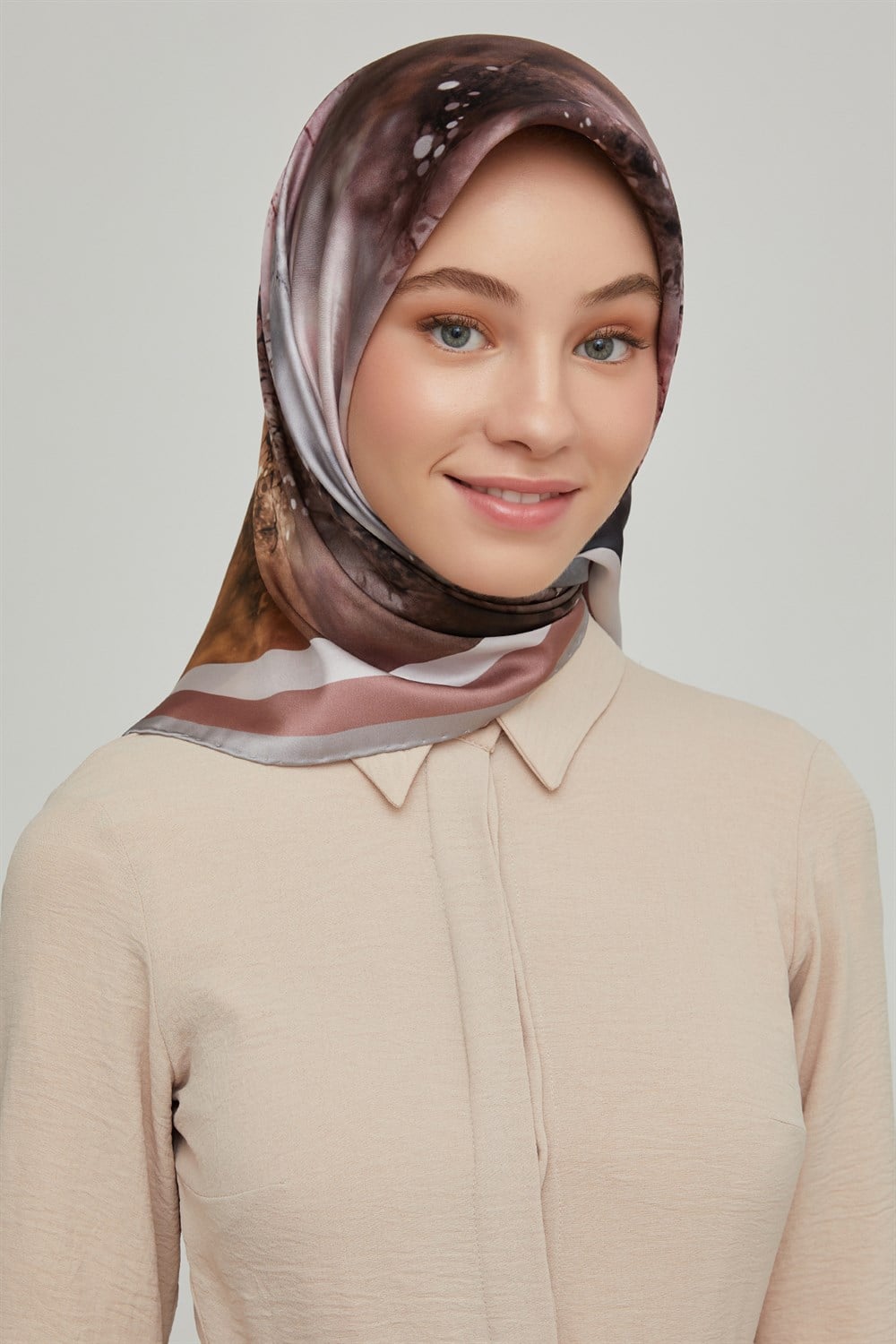 Armine İpek Eşarp 2021/2022 Sonbahar Kış - 8643D-36 - Sura