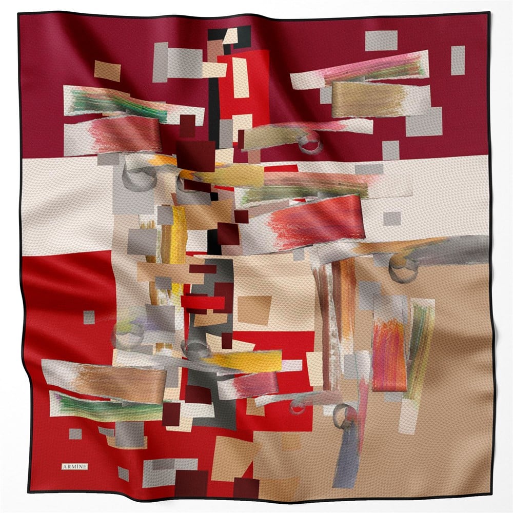 Armine Silk Scarf 2022 Spring-Summer - 8727D-35 - Twill