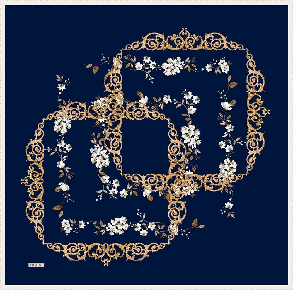 Armine İpek Eşarp 2022 İlkbahar-Yaz - 8716D-01 - Sura