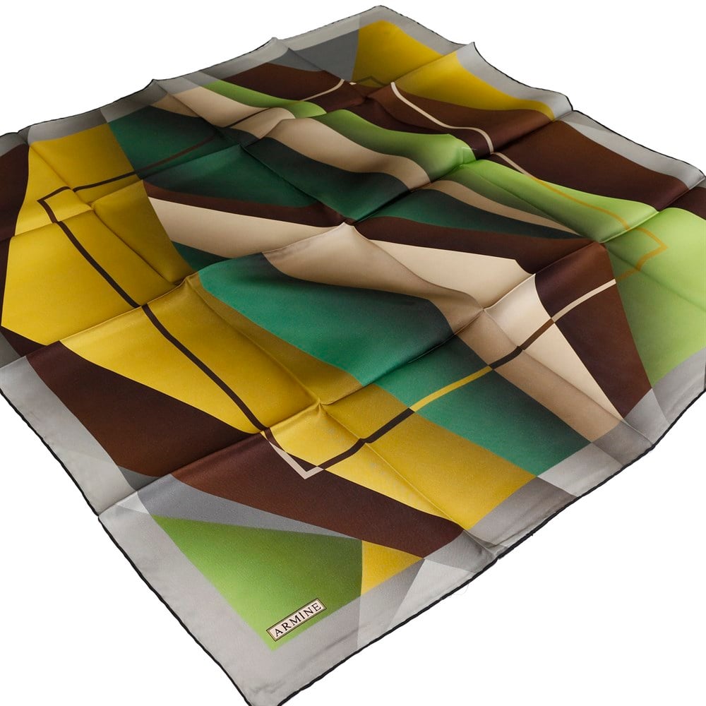 Armine Silk Scarf 2022 Spring-Summer - 8700D-55 - Satin