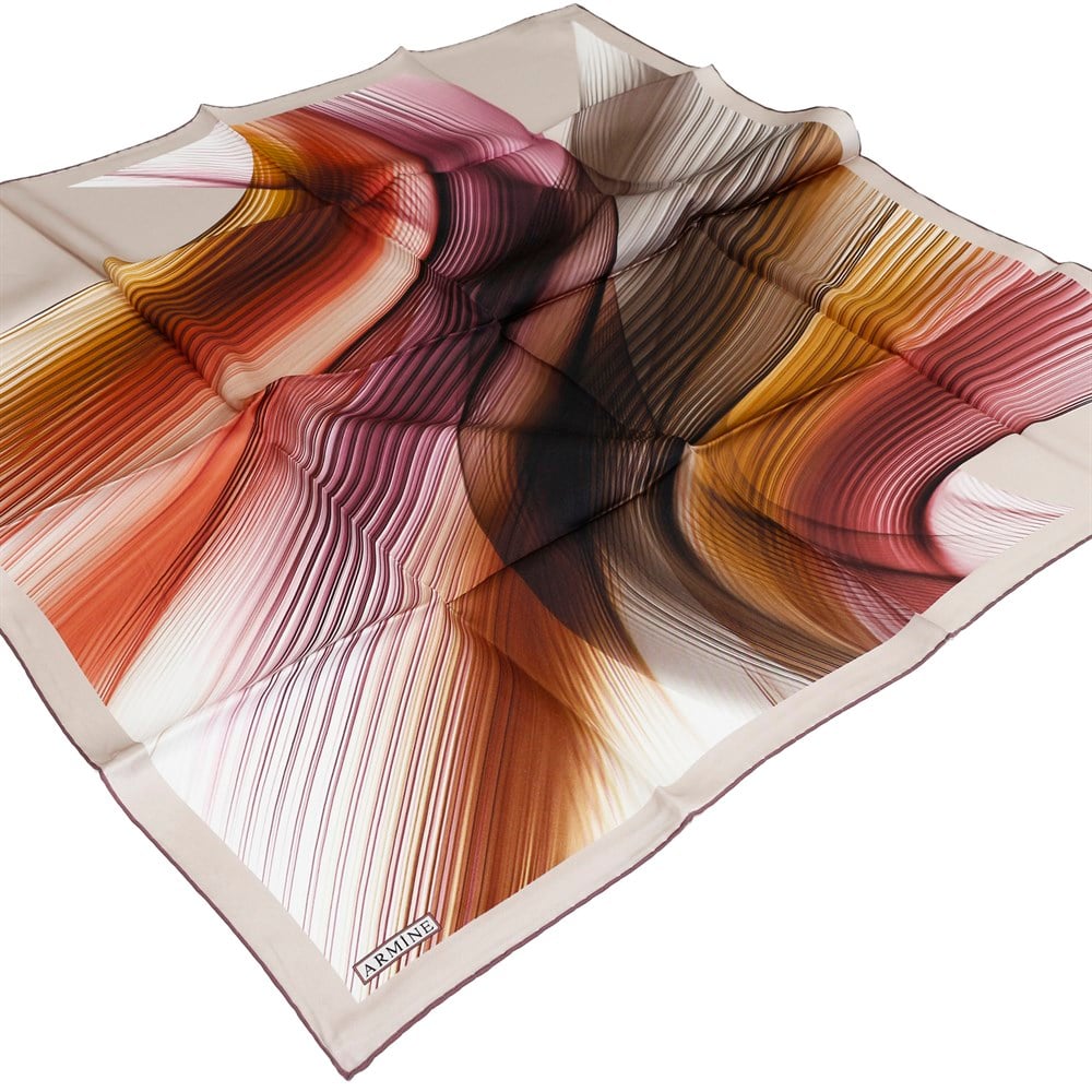 Armine Silk Scarf 2022 Spring-Summer - 8702D-09 - Satin