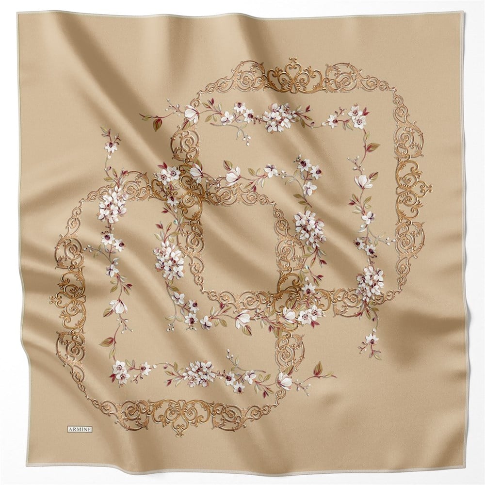 Armine İpek Eşarp 2022 İlkbahar-Yaz - 8716D-31 - Tivil