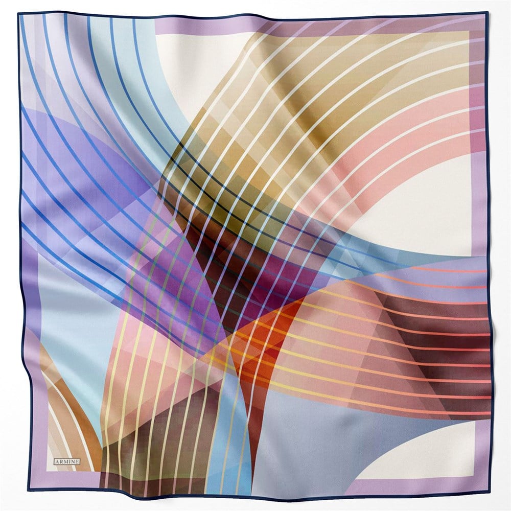 Armine Silk Scarf 2022 Spring-Summer - 8711D-38 - Satin