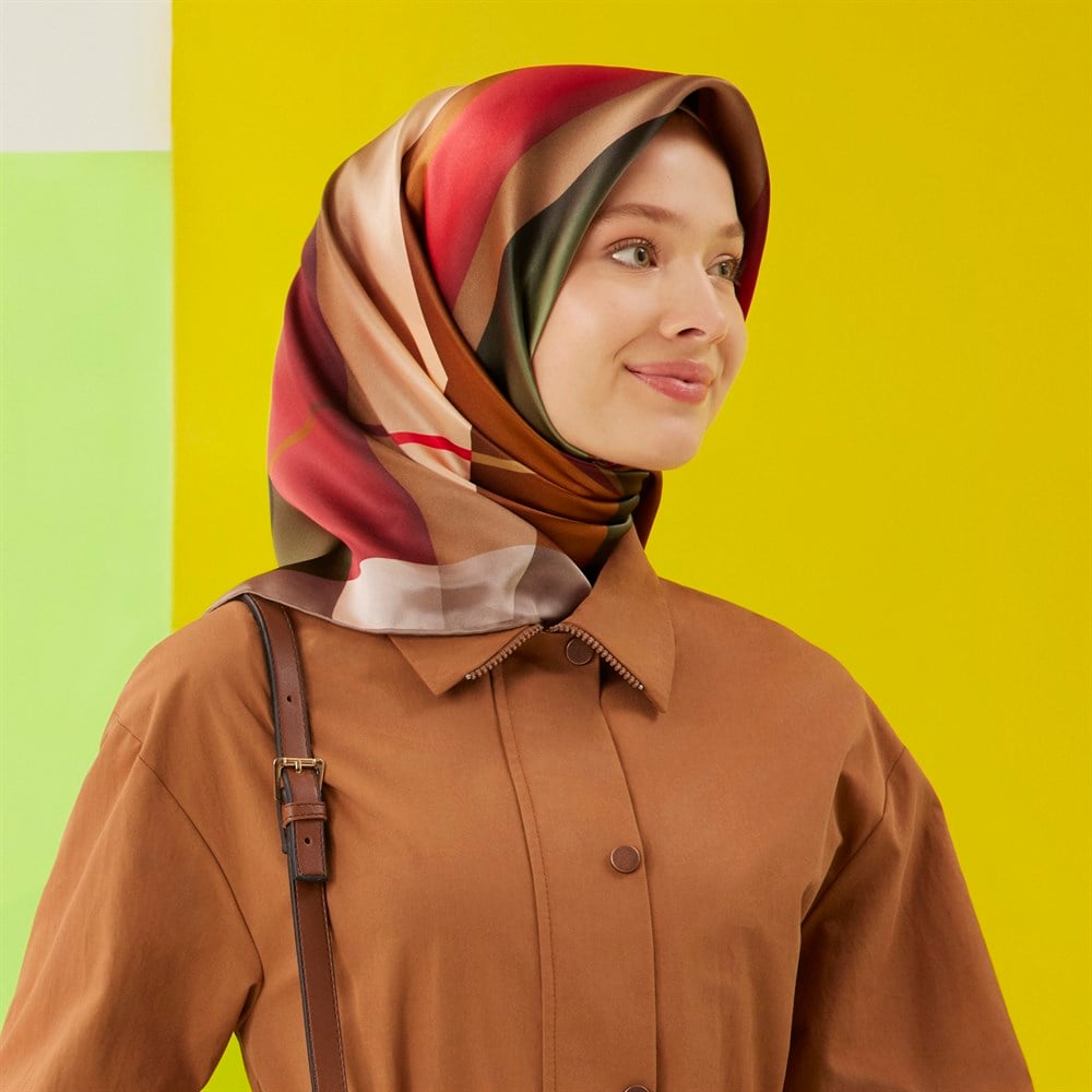 Armine İpek Eşarp 2022 İlkbahar-Yaz - 8700D-09 - Sura