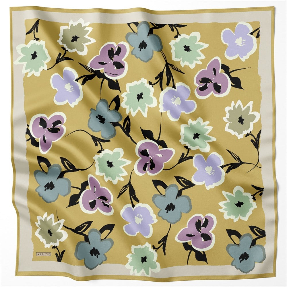 Armine Silk Scarf 2022 Spring-Summer - 8722D-20 - Satin