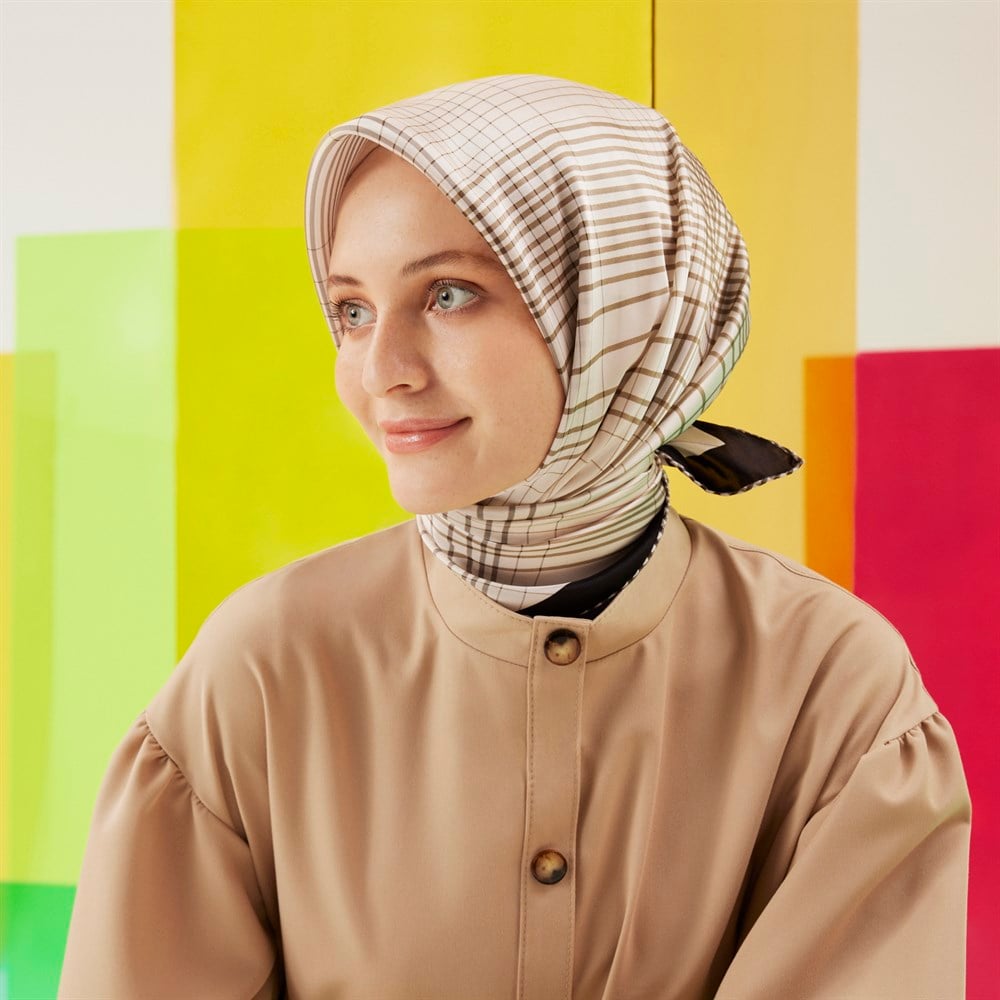 Armine İpek Eşarp 2022 İlkbahar-Yaz - 8709D-09 - Tivil