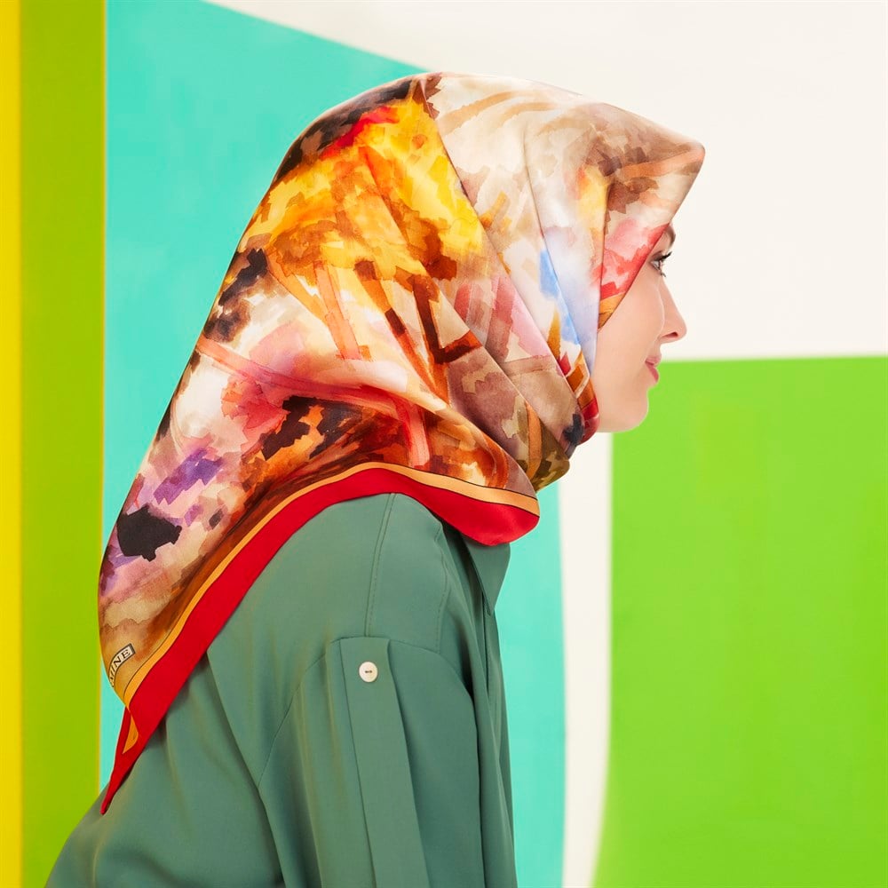 Armine İpek Eşarp 2022 İlkbahar-Yaz - 8750D-50 - Sura