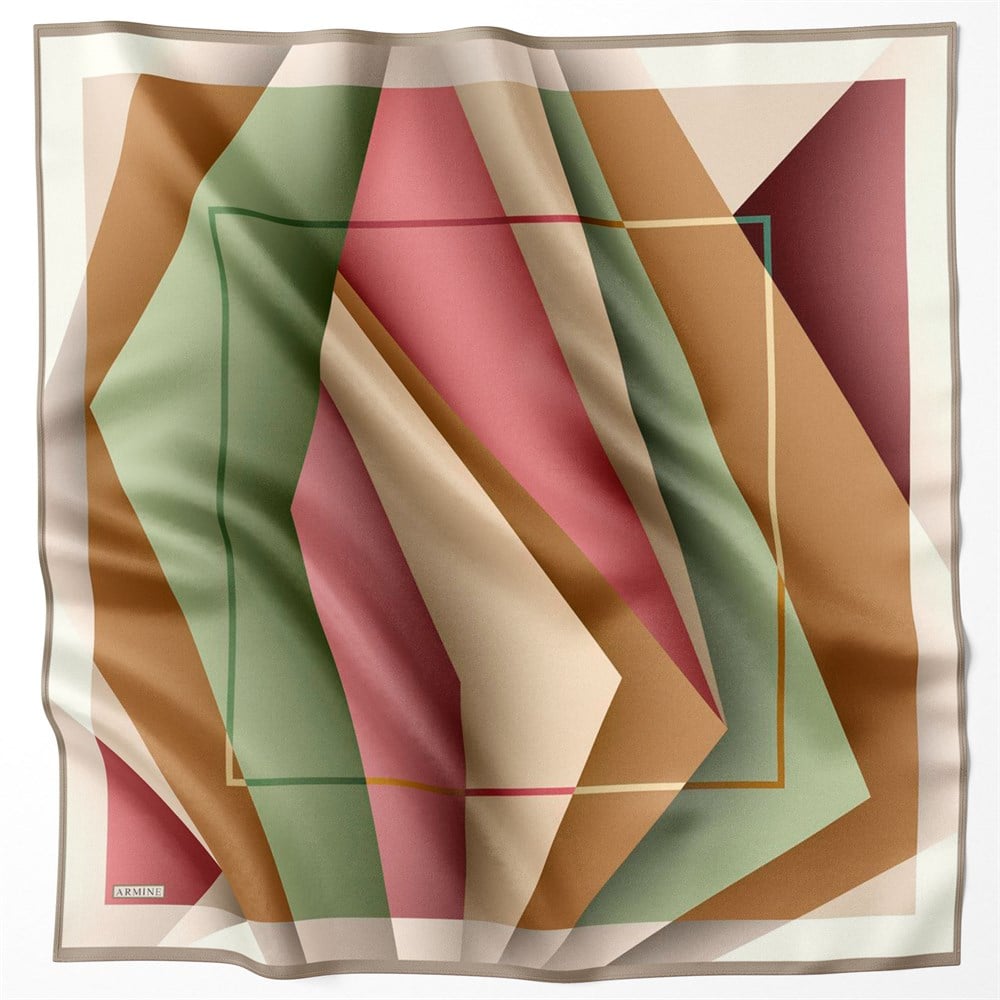 Armine Silk Scarf 2022 Spring-Summer - 8700D-09 - Satin