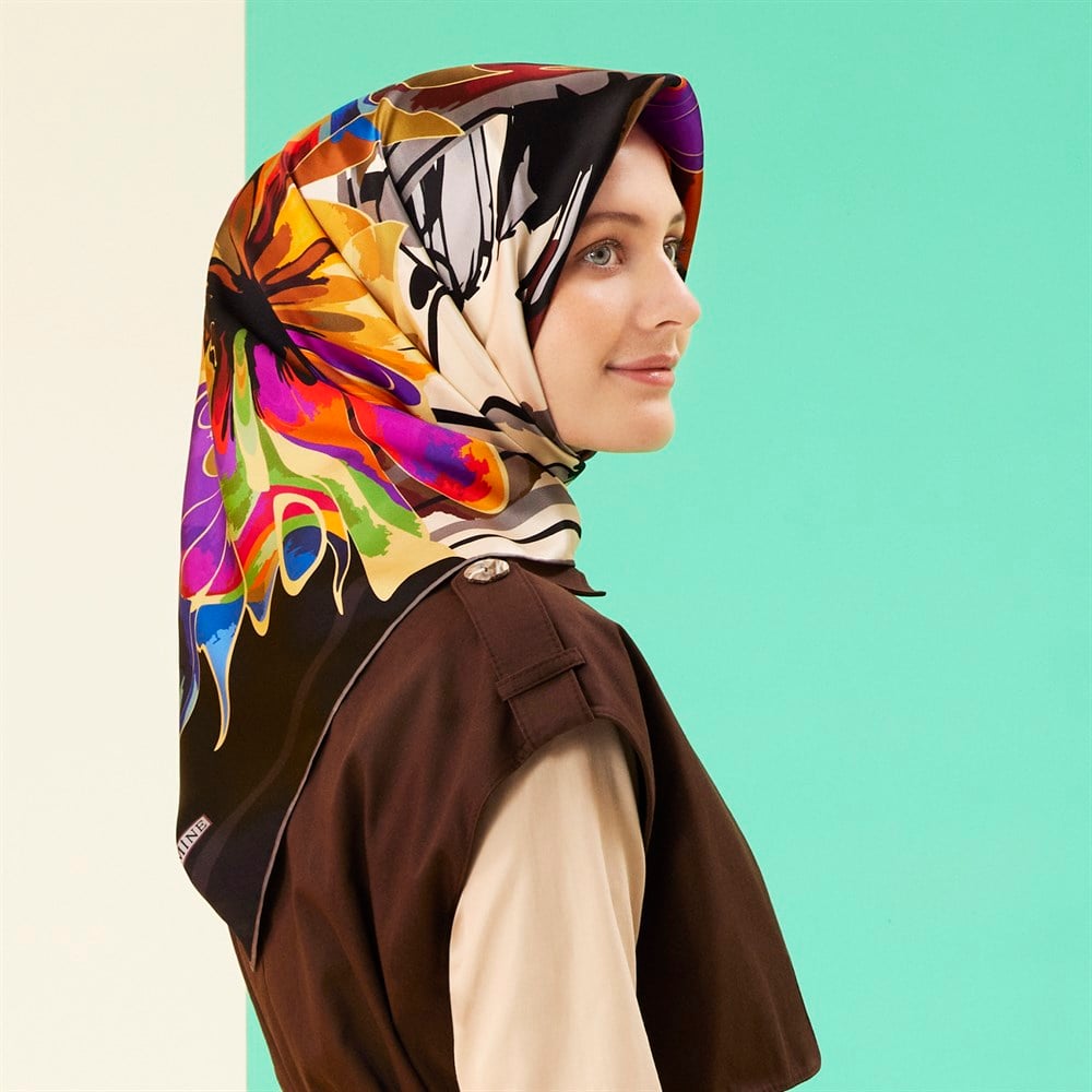Armine İpek Eşarp 2022 İlkbahar-Yaz - 8710D-09 - Tivil
