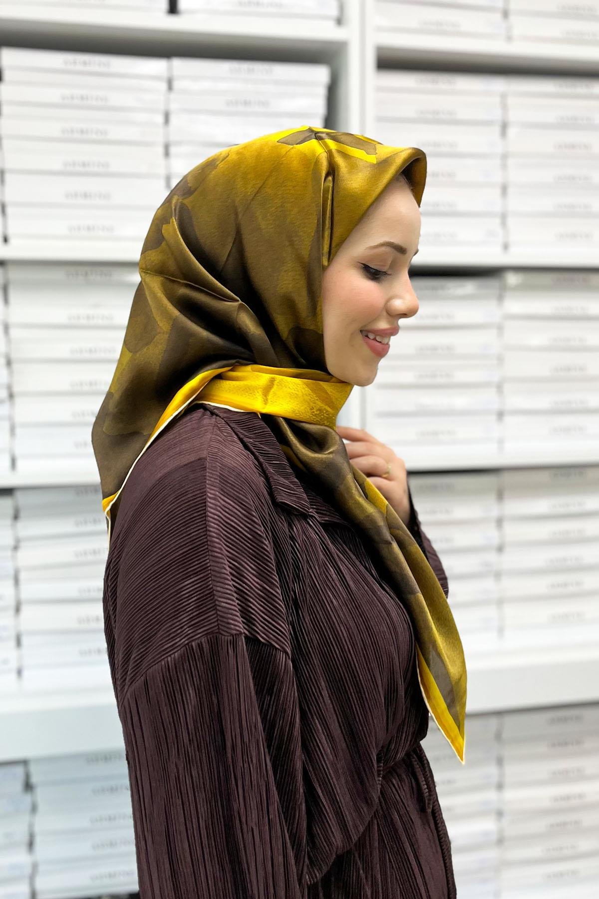 Armine İpek Eşarp 2023 İlkbahar-Yaz - 8953D-59 - Sura