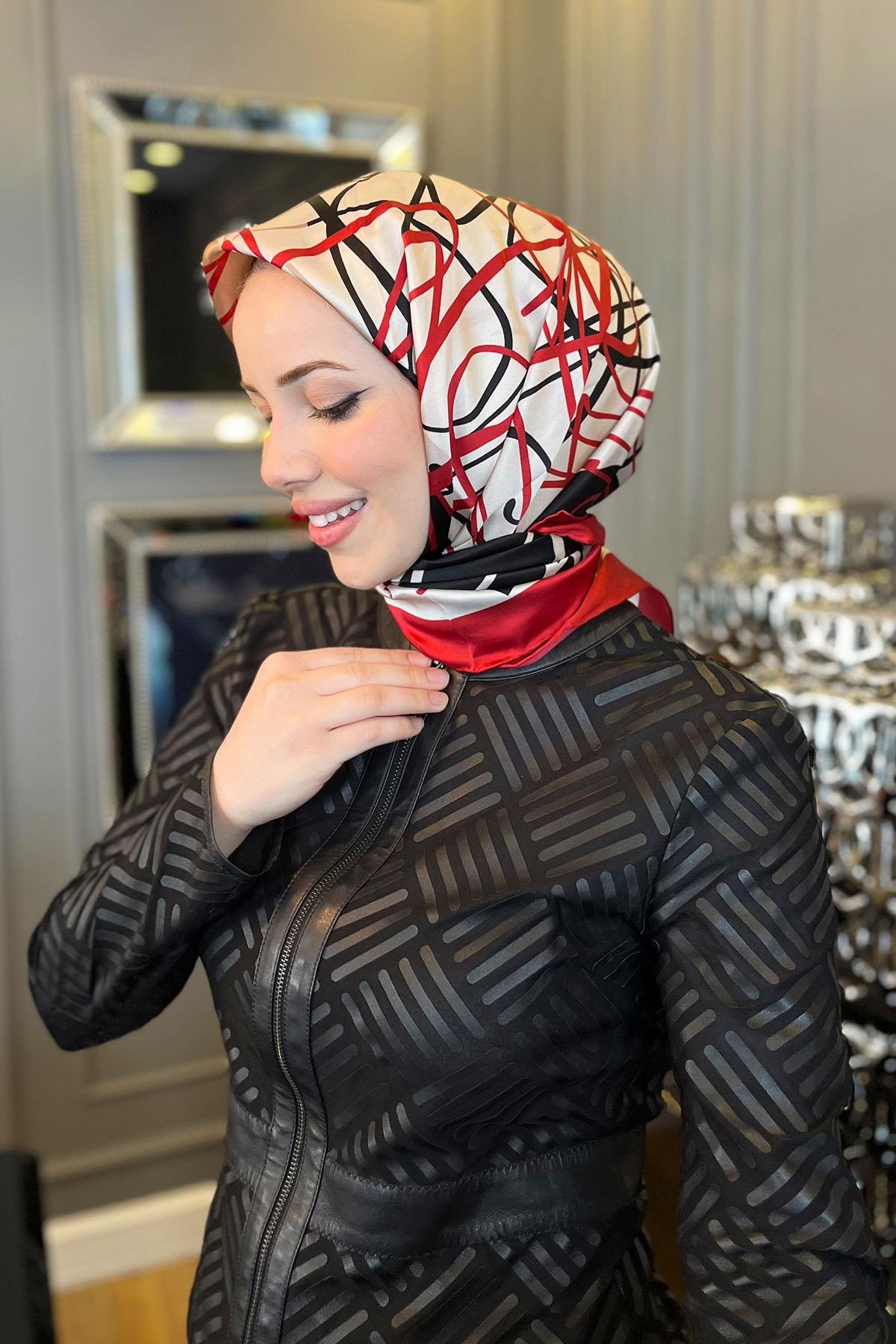 Armine İpek Eşarp 2023 İlkbahar-Yaz - 8964D-05 - Tivil