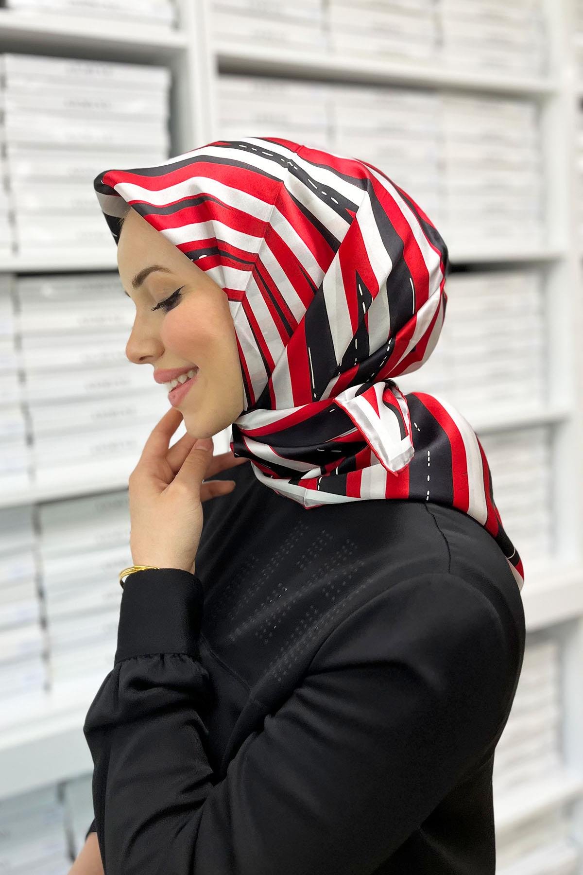 Armine İpek Eşarp 2023 İlkbahar-Yaz - 8943D-56 - Sura