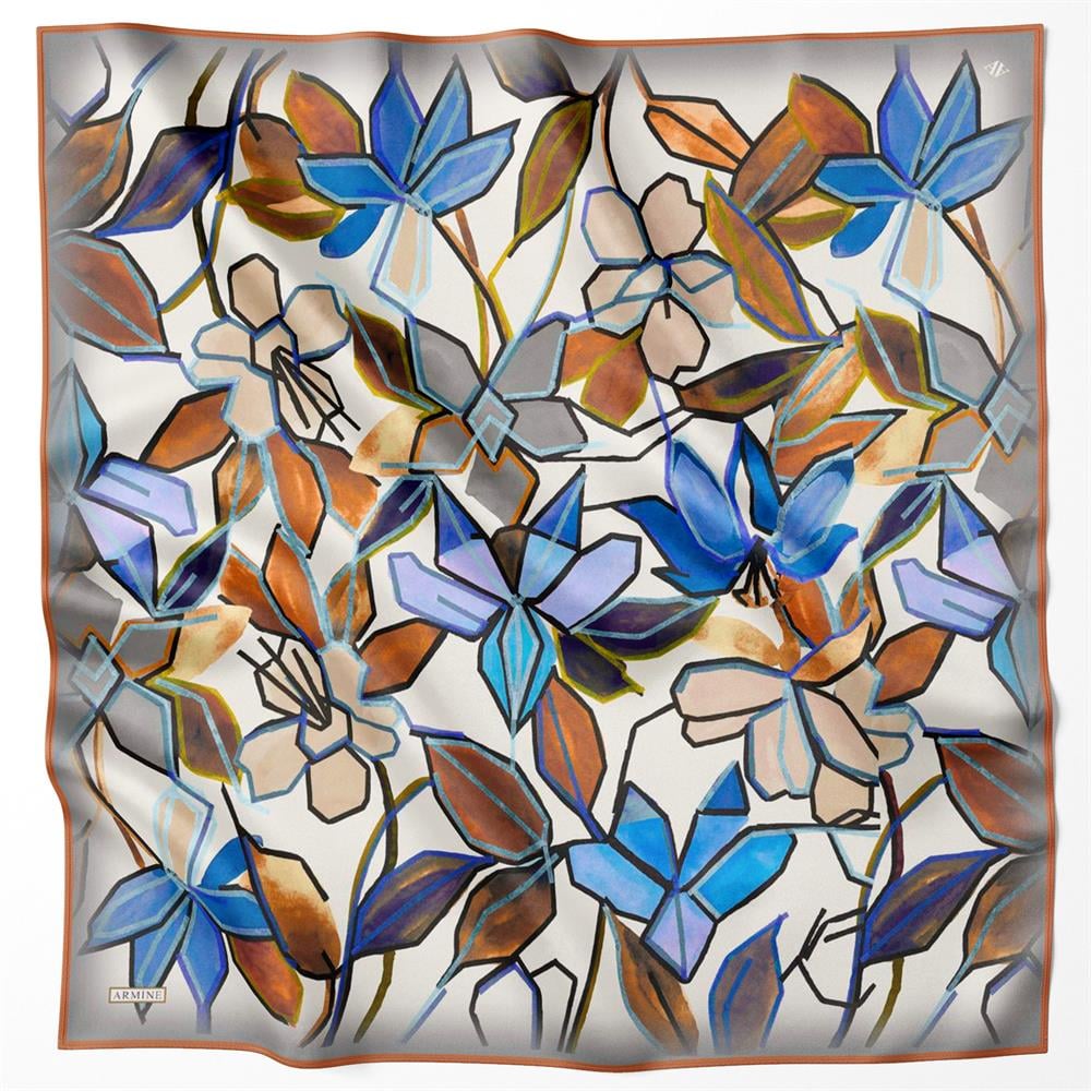 Armine İpek Eşarp 2023 İlkbahar-Yaz - 8962D-03 - Sura
