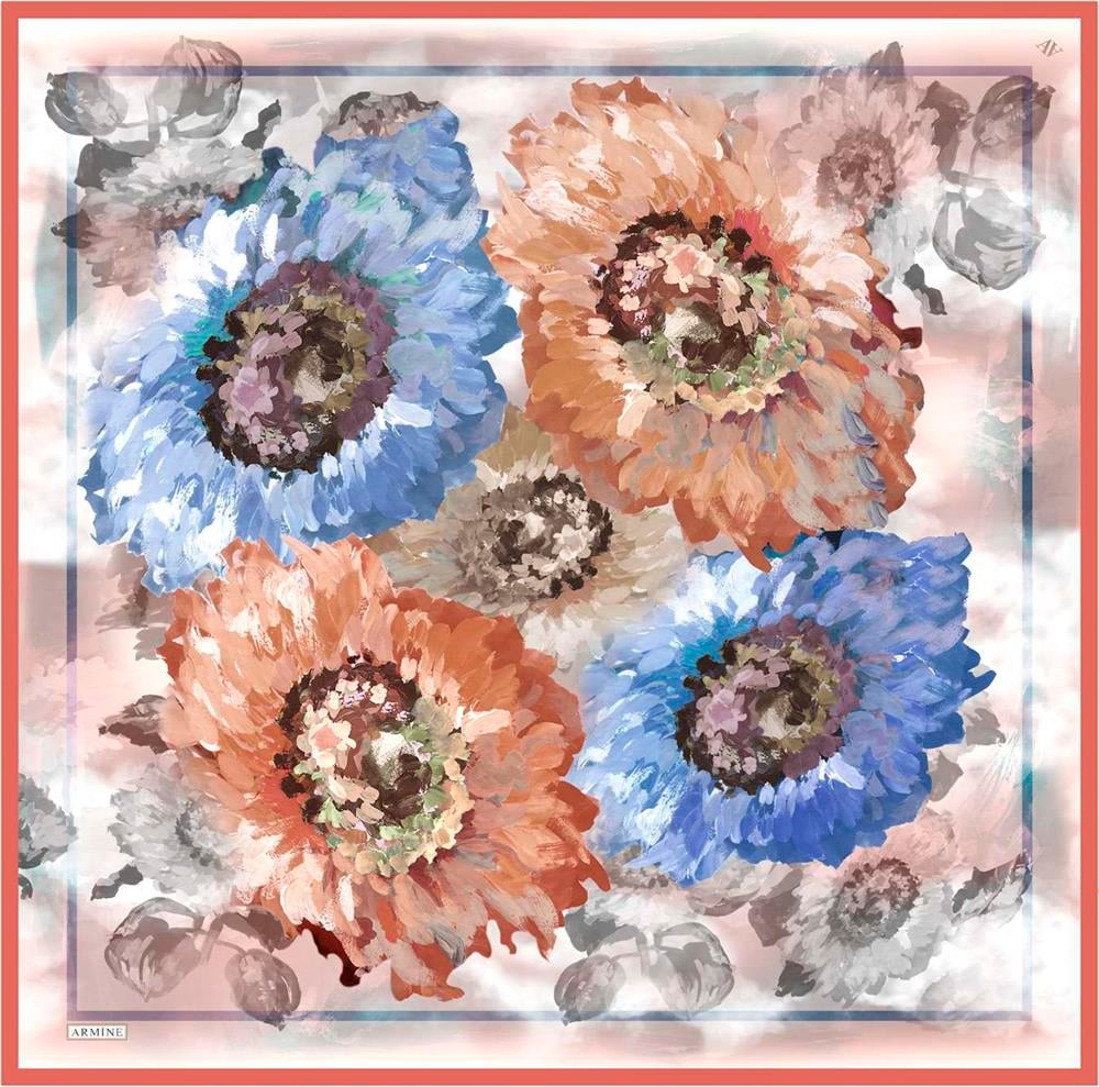 Armine İpek Eşarp 2023 İlkbahar-Yaz - 8951D-36 - Tivil