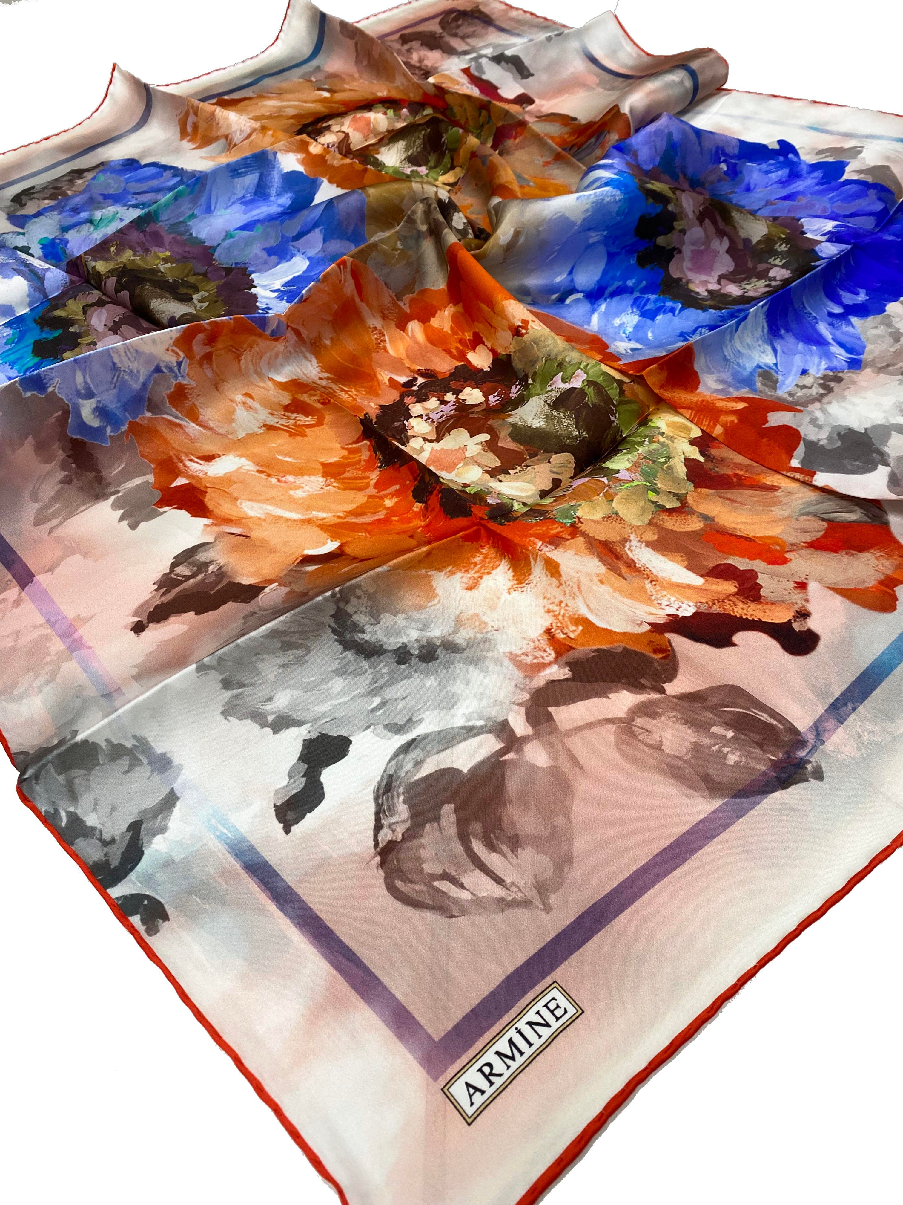 Armine İpek Eşarp 2023 İlkbahar-Yaz - 8951D-36 - Tivil