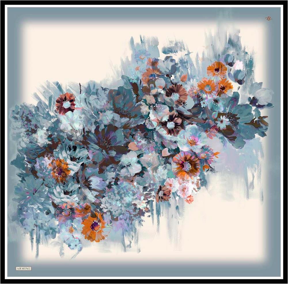 Armine İpek Eşarp 2023 İlkbahar-Yaz - 8949D-54 - Tivil