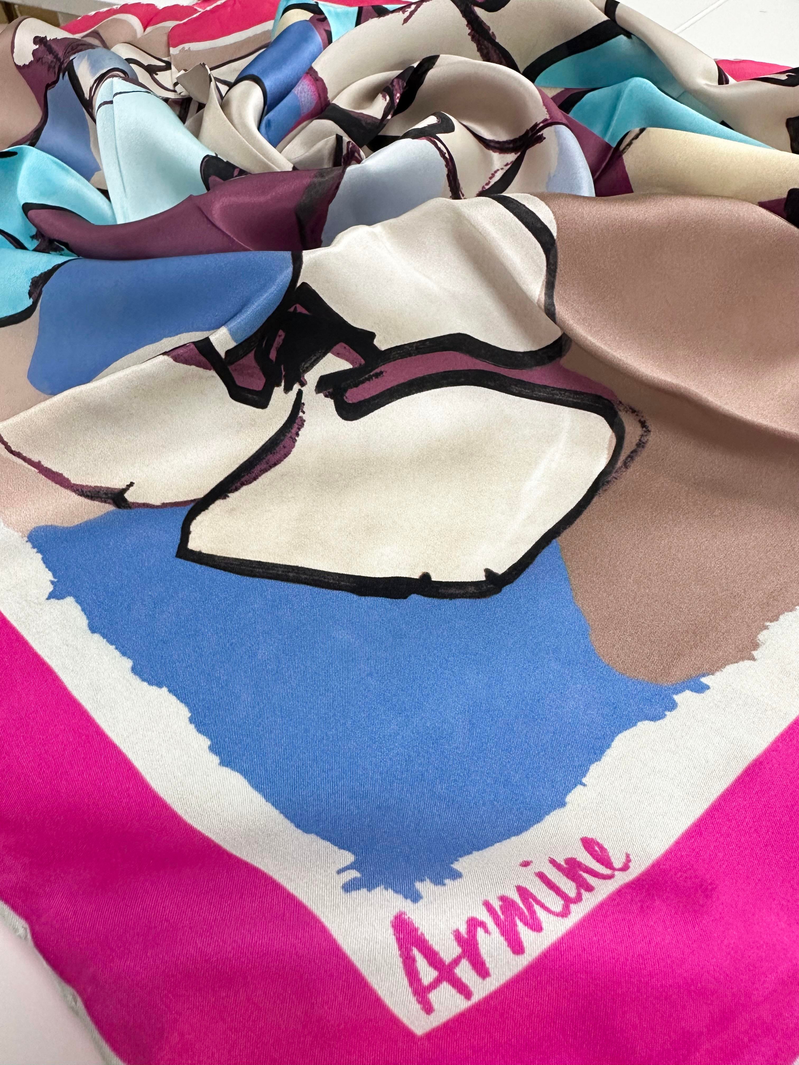 Armine İpek Eşarp 2023 İlkbahar-Yaz - 8914D-57 - Sura