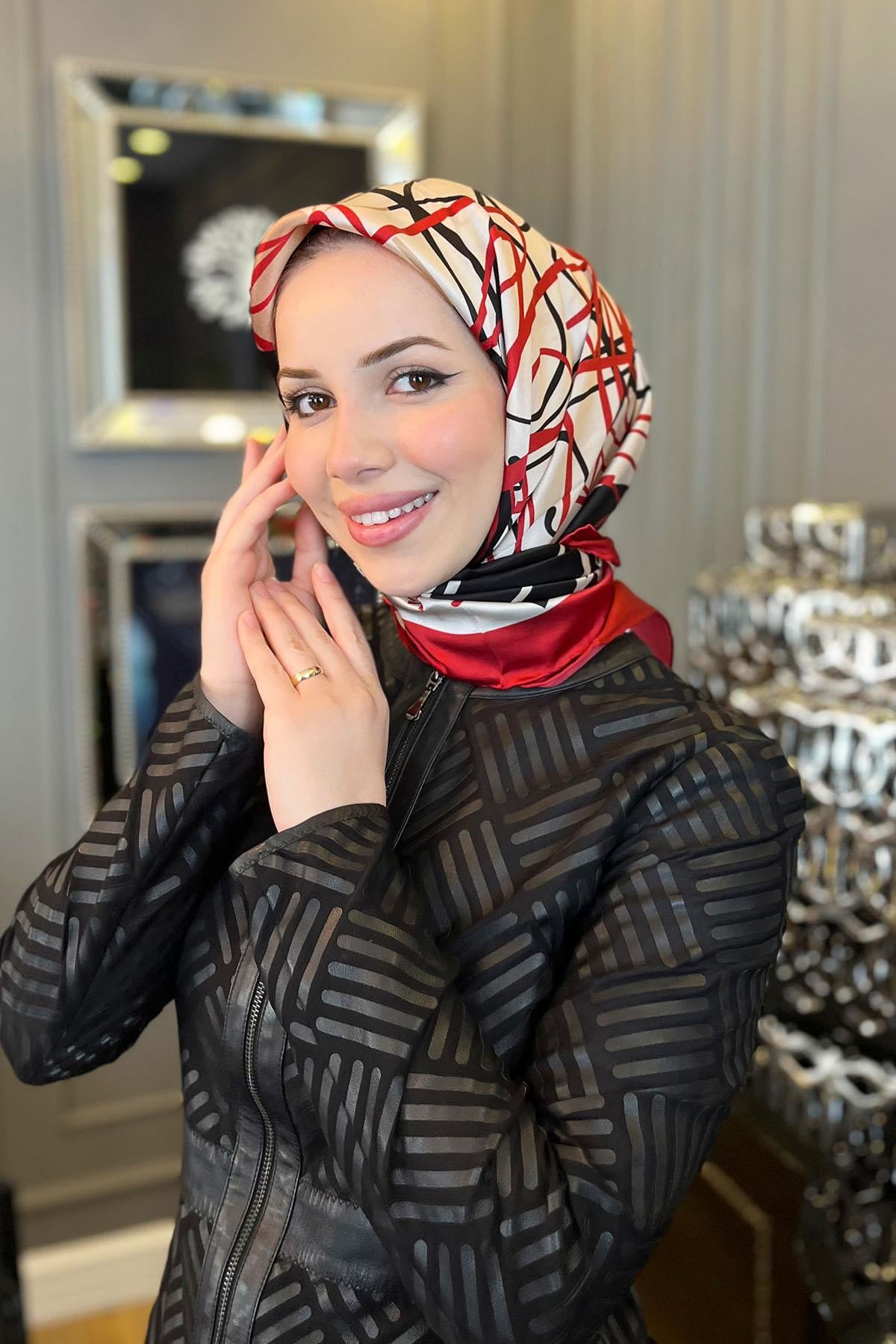 Armine İpek Eşarp 2023 İlkbahar-Yaz - 8964D-05 - Tivil