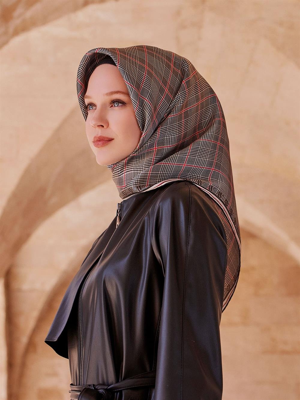 Armine İpek Eşarp 2023/2024 Sonbahar Kış - 9029DT-09 - Tivil