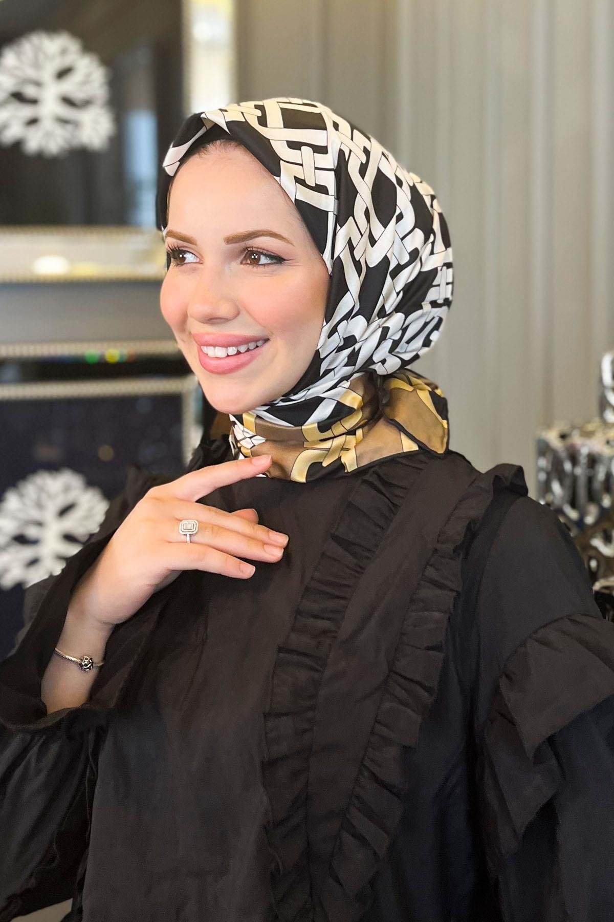 Armine İpek Eşarp 2023/2024 Sonbahar Kış - 9007D-01 - Tivil