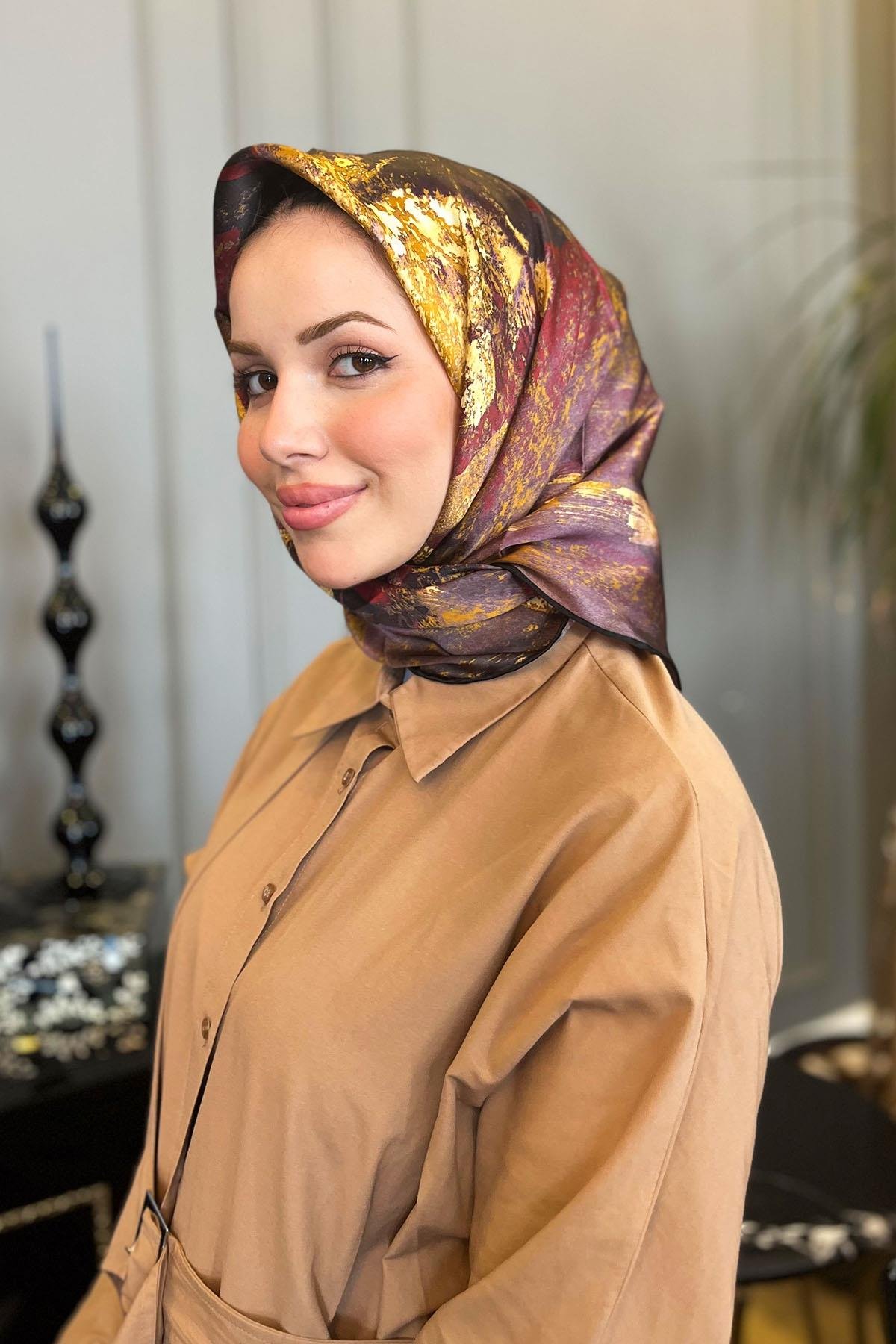 Armine İpek Eşarp 2023/2024 Sonbahar Kış - 9015D-53 - Tivil