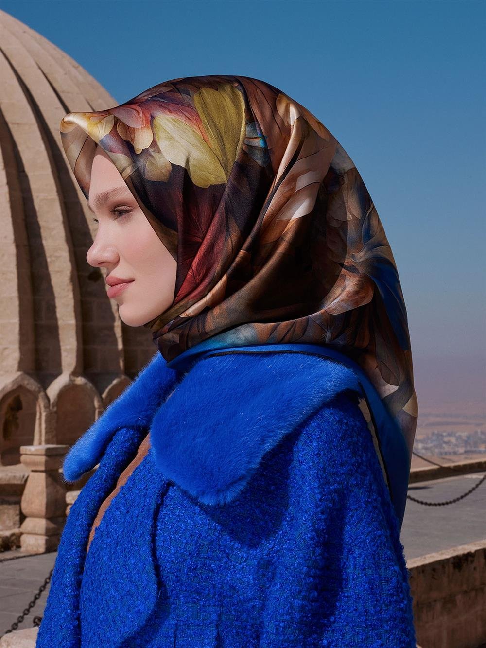 Armine İpek Eşarp 2023/2024 Sonbahar Kış - 9001DS-50 - Sura