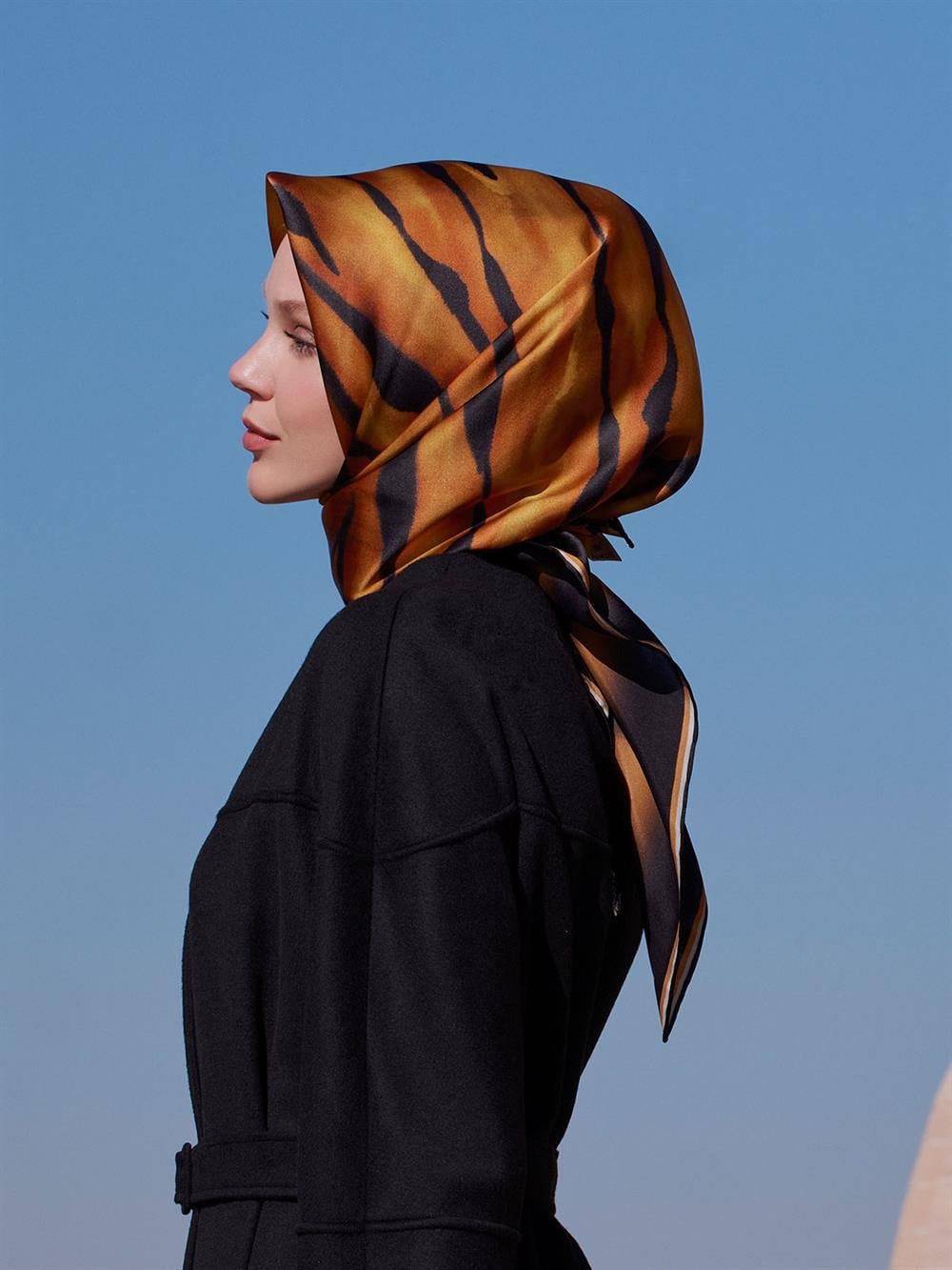 Armine İpek Eşarp 2023/2024 Sonbahar Kış - 9020DT-09 - Tivil