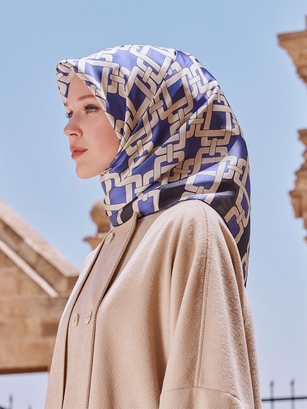Armine İpek Eşarp 2023/2024 Sonbahar Kış - 9007DS-50 - Sura