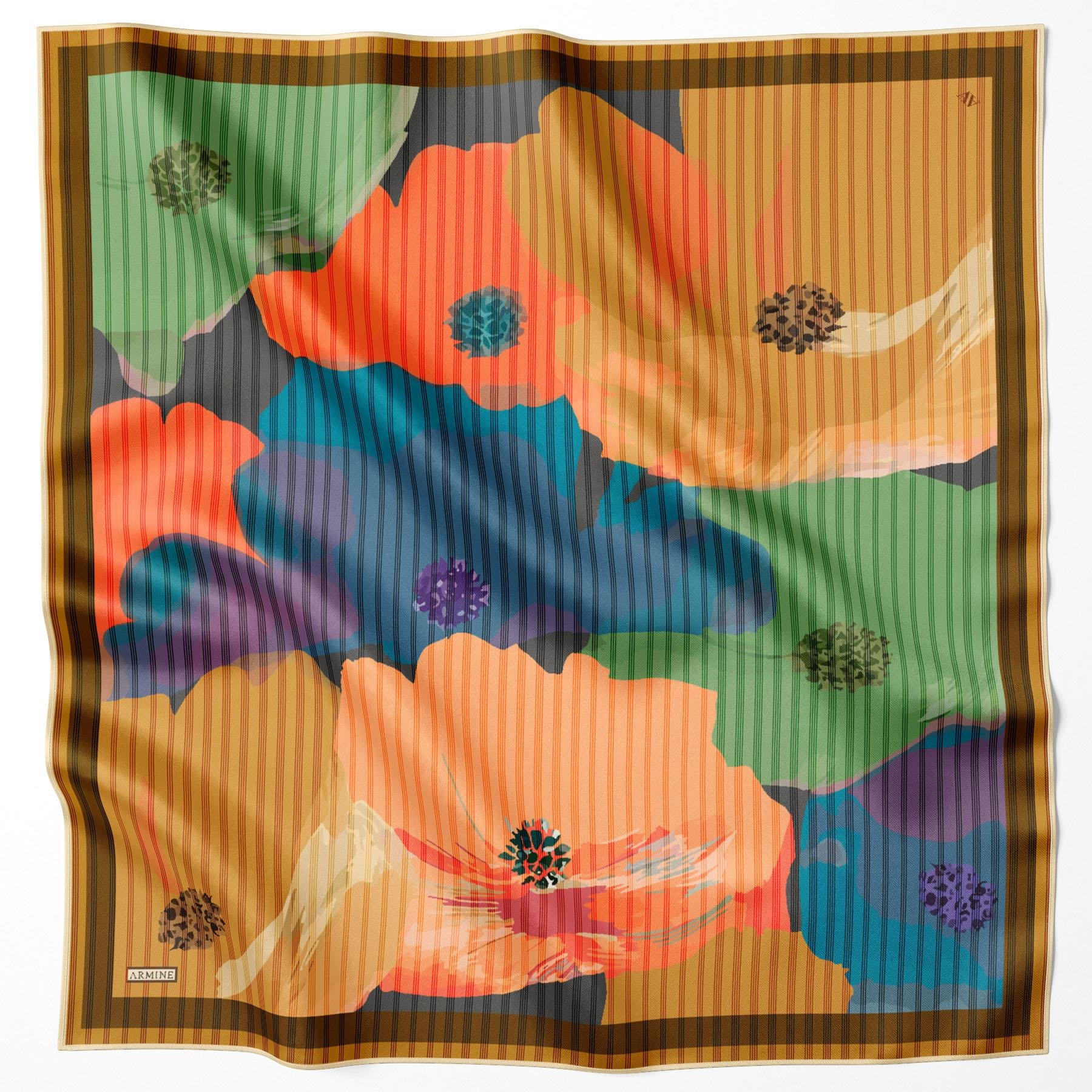 Armine İpek Eşarp 2024 İlkbahar-Yaz - 9145D-09 - Sura