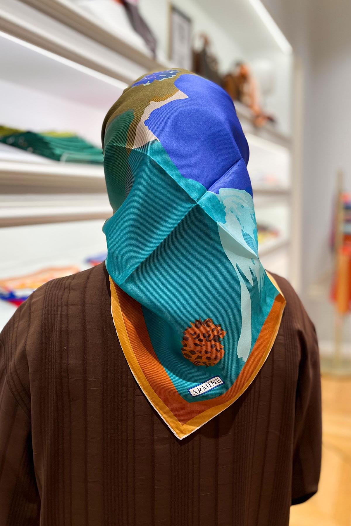 Armine İpek Eşarp 2024 İlkbahar-Yaz - 9145D-02 - Sura