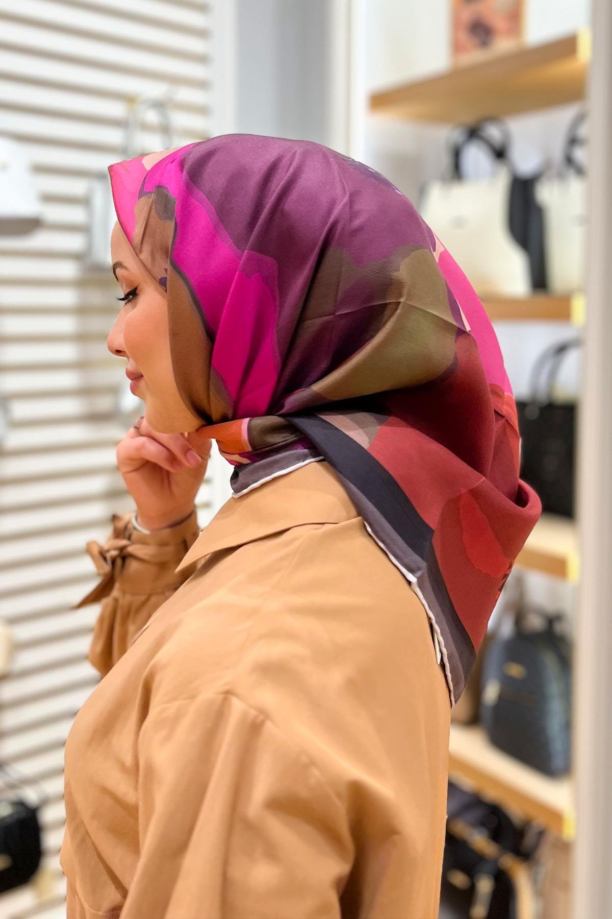 Armine İpek Eşarp 2024 İlkbahar-Yaz - 9145D-36 - Tivil