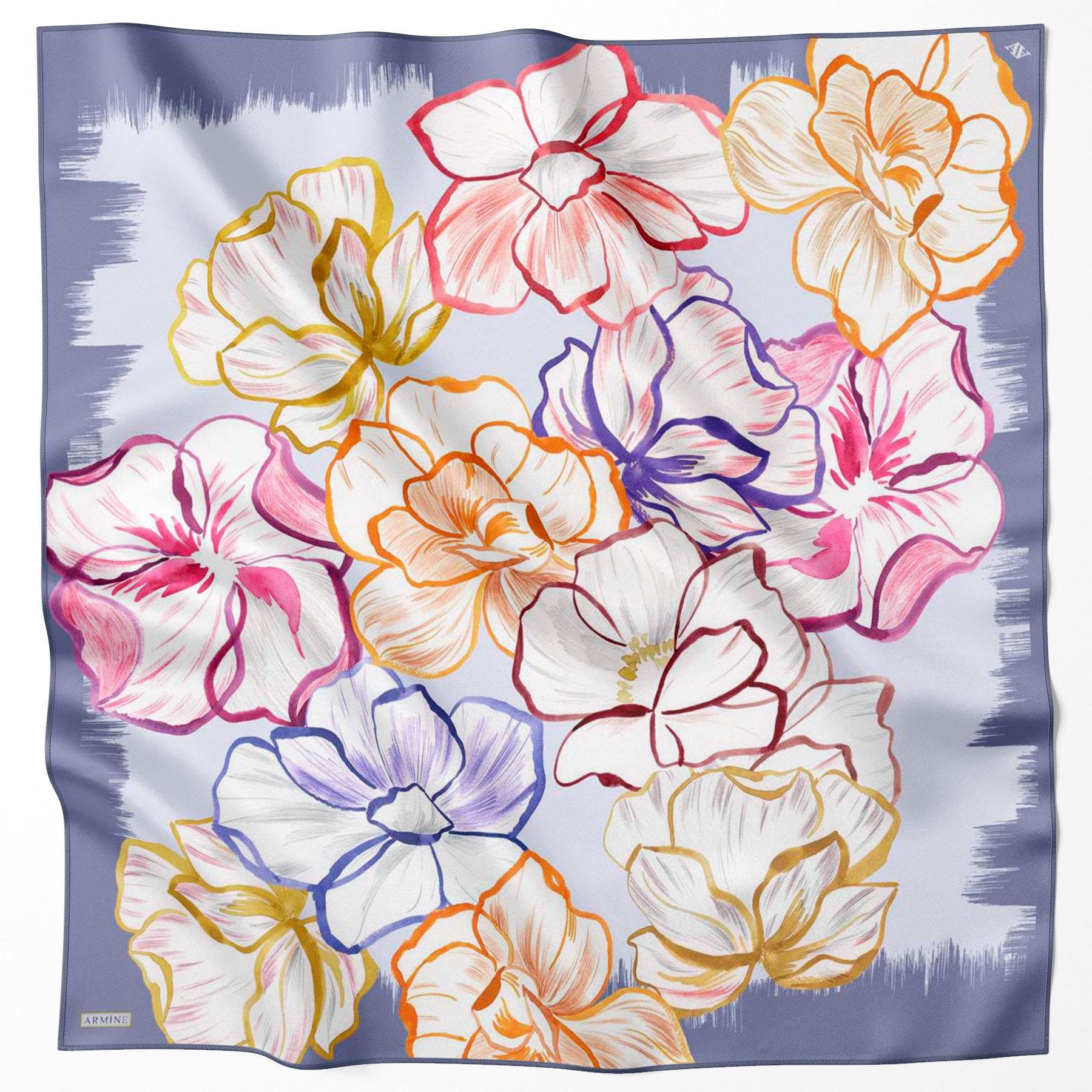 Armine İpek Eşarp 2024 İlkbahar-Yaz - 9110D-09 - Tivil