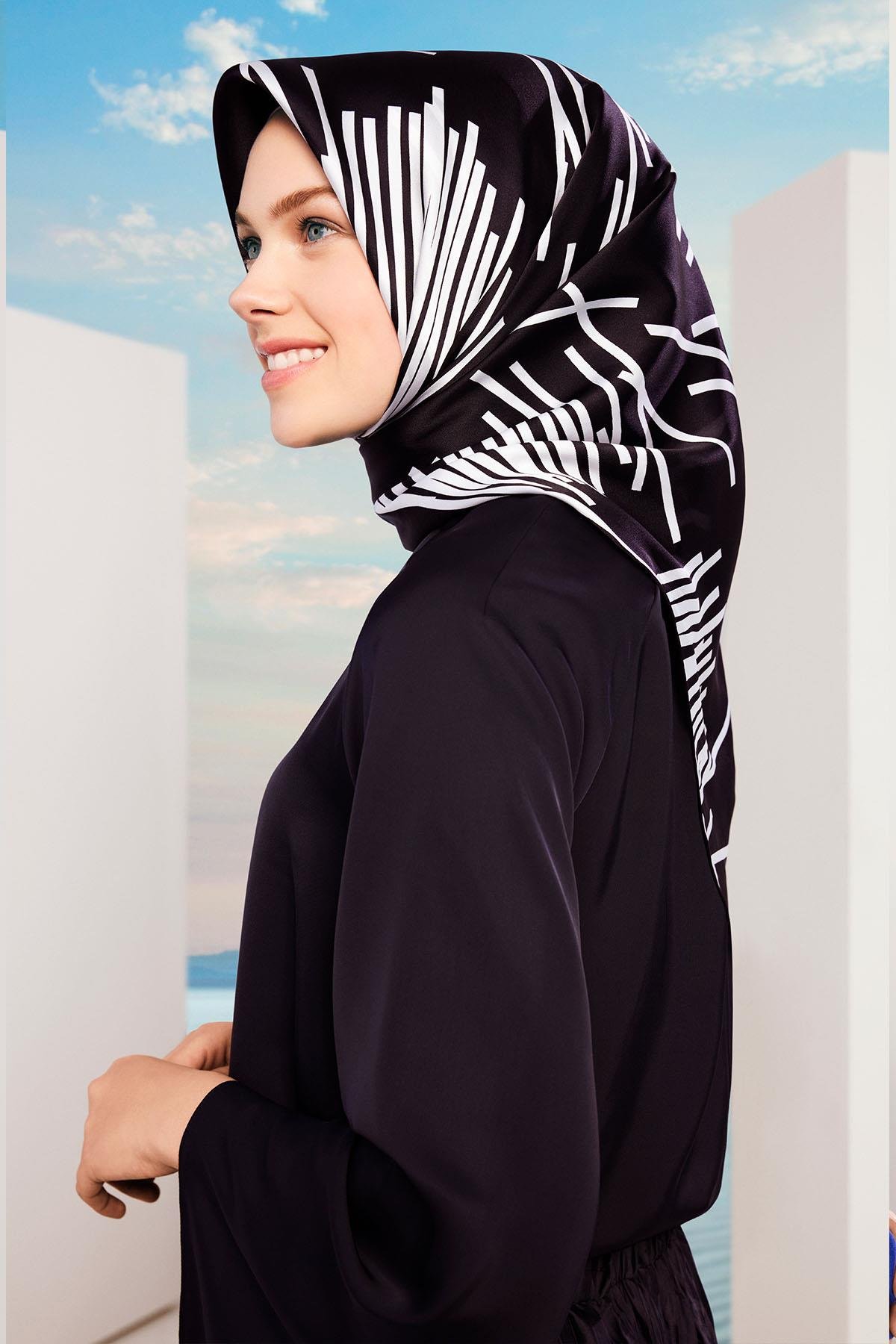 Armine İpek Eşarp 2024 İlkbahar-Yaz - 9157D-50 - Tivil