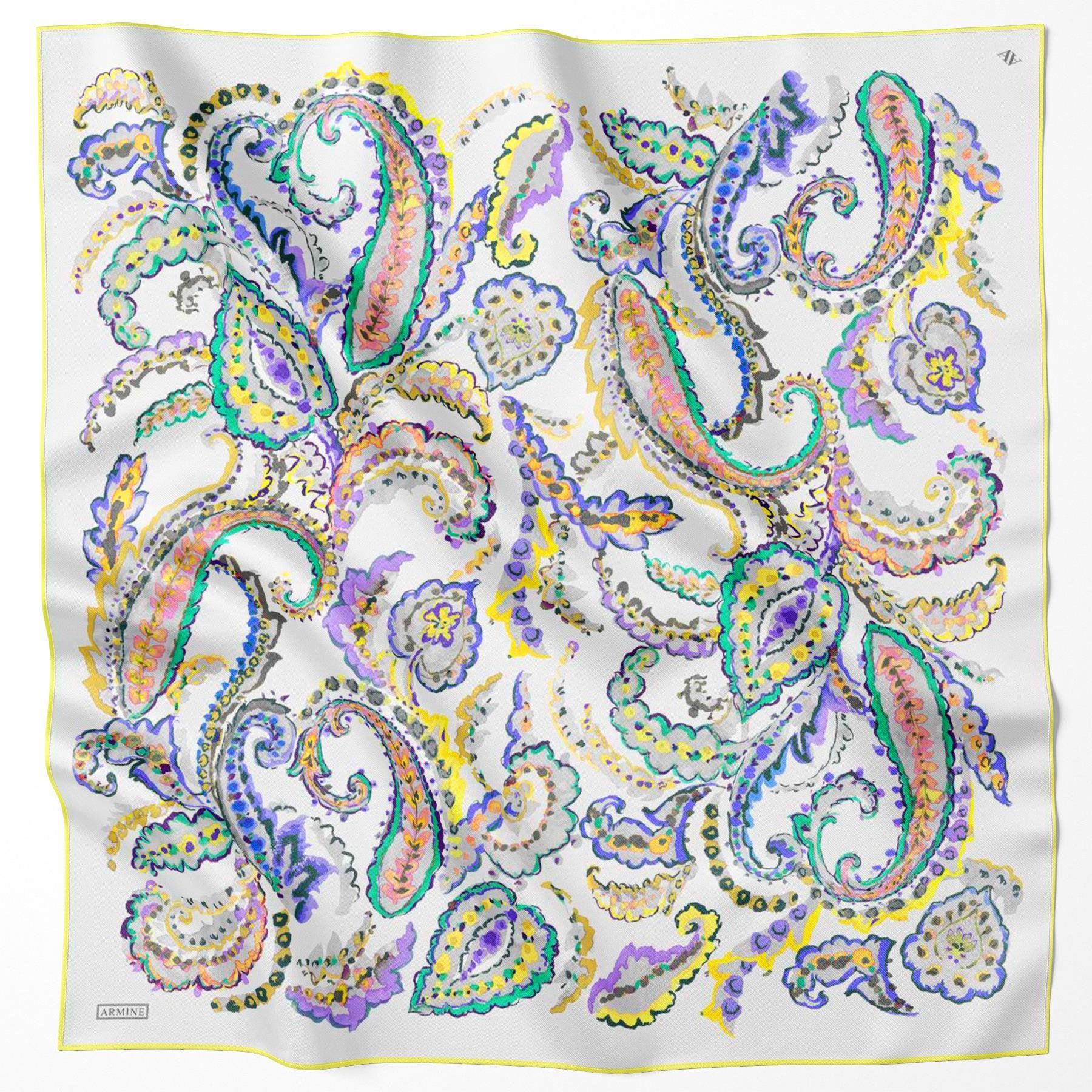 Armine İpek Eşarp 2024 İlkbahar-Yaz - 9130D-83 - Tivil