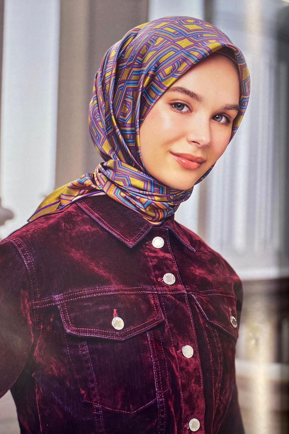 Armine İpek Eşarp 2024/2025 Sonbahar-Kış - 9213D-53 - Tivil