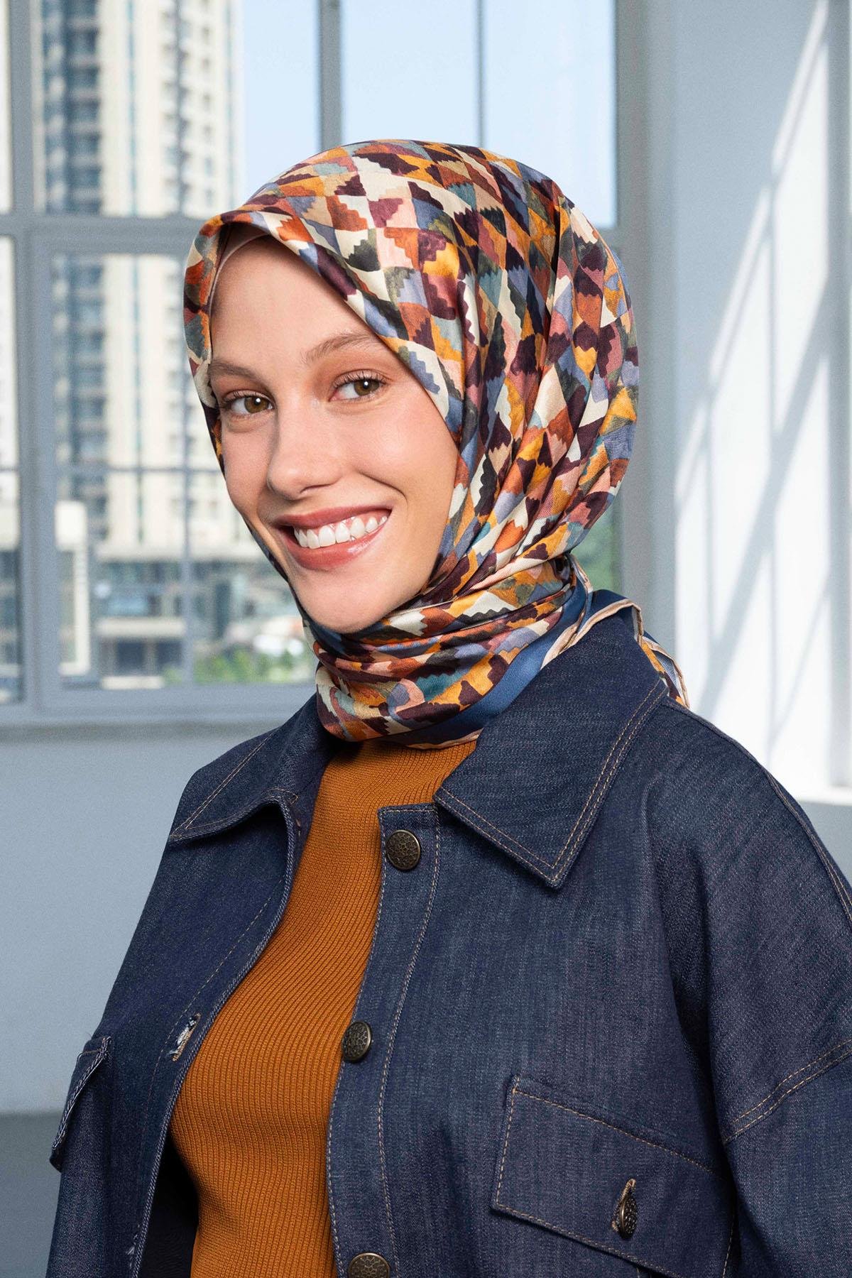 Armine İpek Eşarp 2024/2025 Sonbahar-Kış - 9214D-03 - Tivil