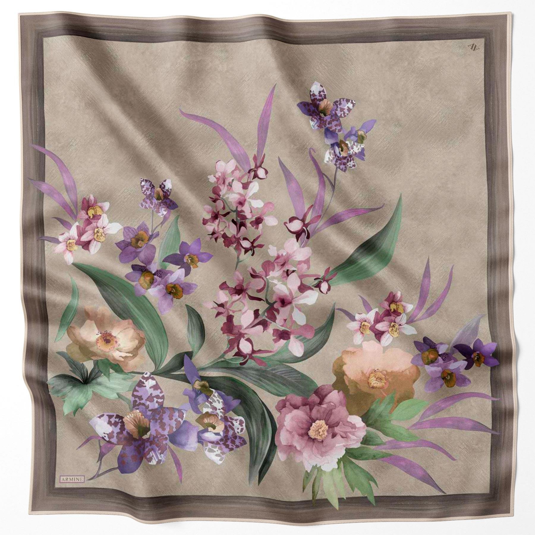 Armine İpek Eşarp 2024/2025 Sonbahar-Kış - 9215D-35 - Tivil