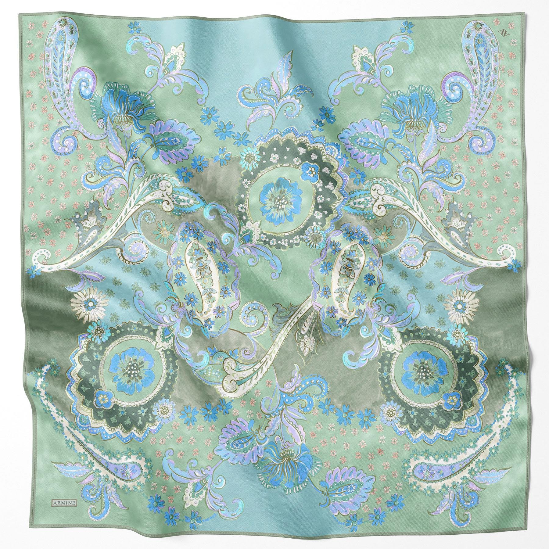 Armine İpek Eşarp 2025 İlkbahar-Yaz - 9338D-56 - Tivil