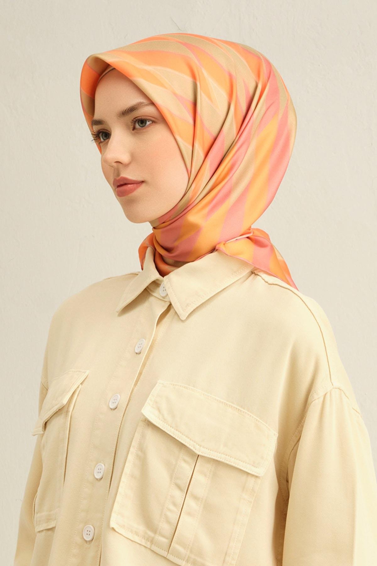 Armine İpek Eşarp 2025 İlkbahar-Yaz - 9325D-56 - Tivil