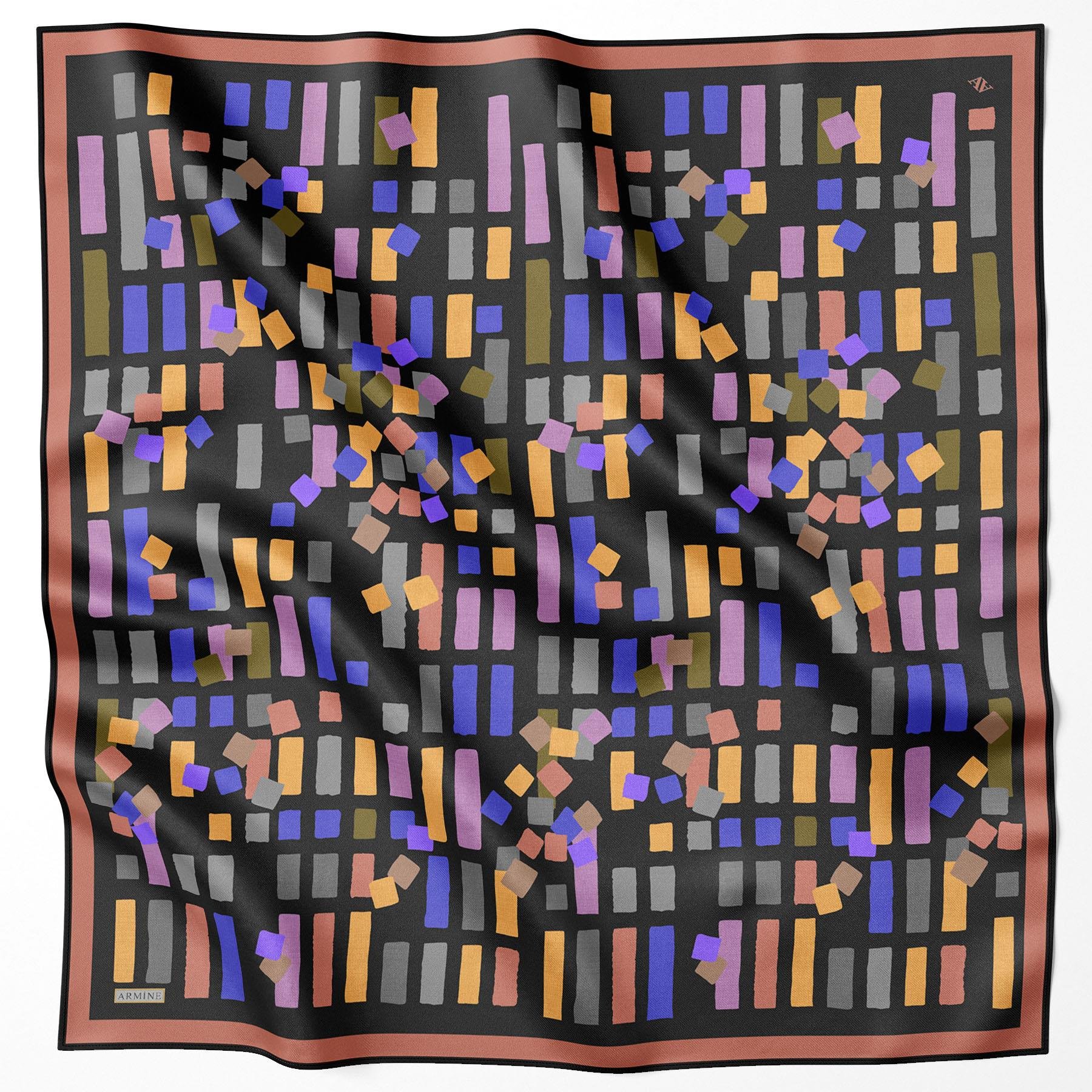 Armine İpek Eşarp 2025 İlkbahar-Yaz - 9341D-57 - Sura