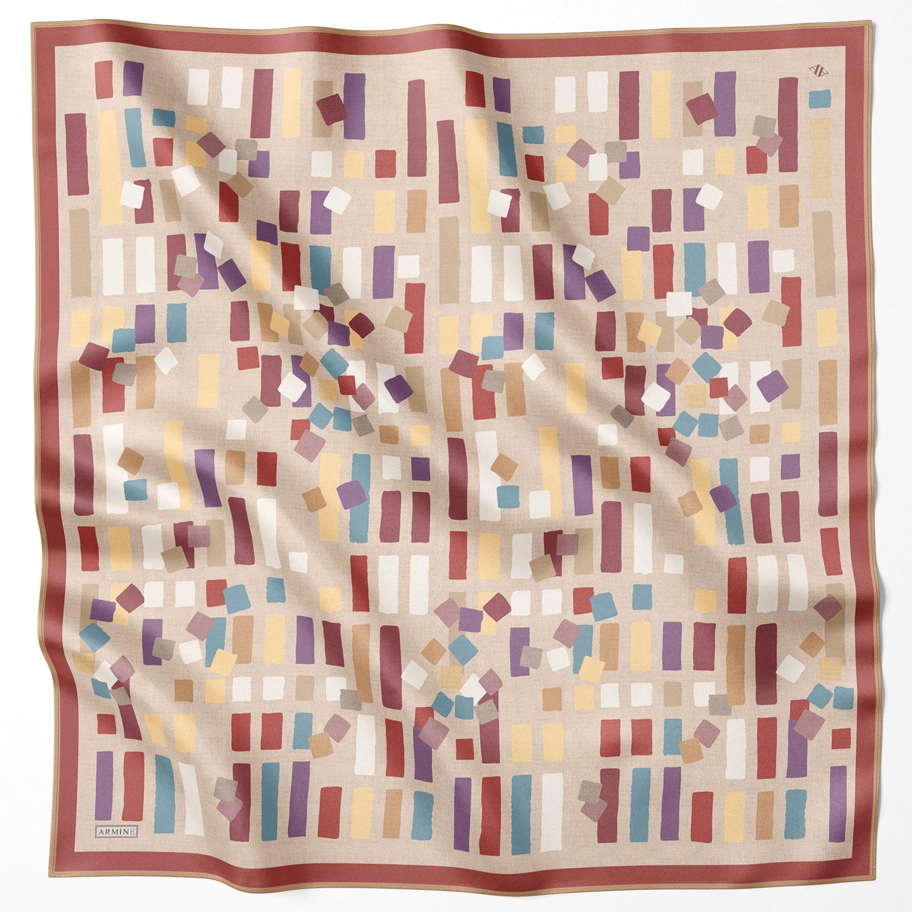 Armine İpek Eşarp 2025 İlkbahar-Yaz - 9341D-80 - Tivil