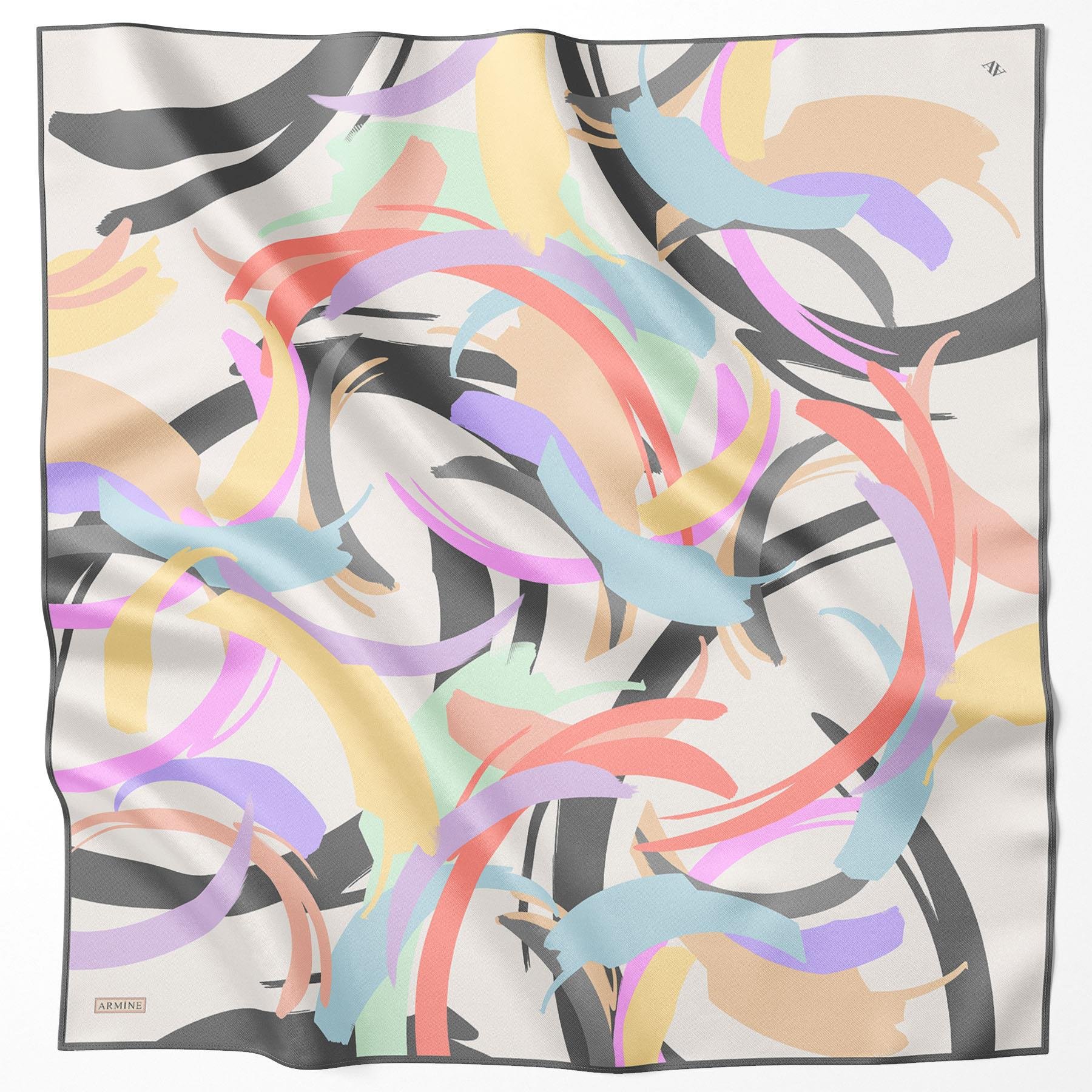 Armine İpek Eşarp 2025 İlkbahar-Yaz - 9328D-84 - Sura