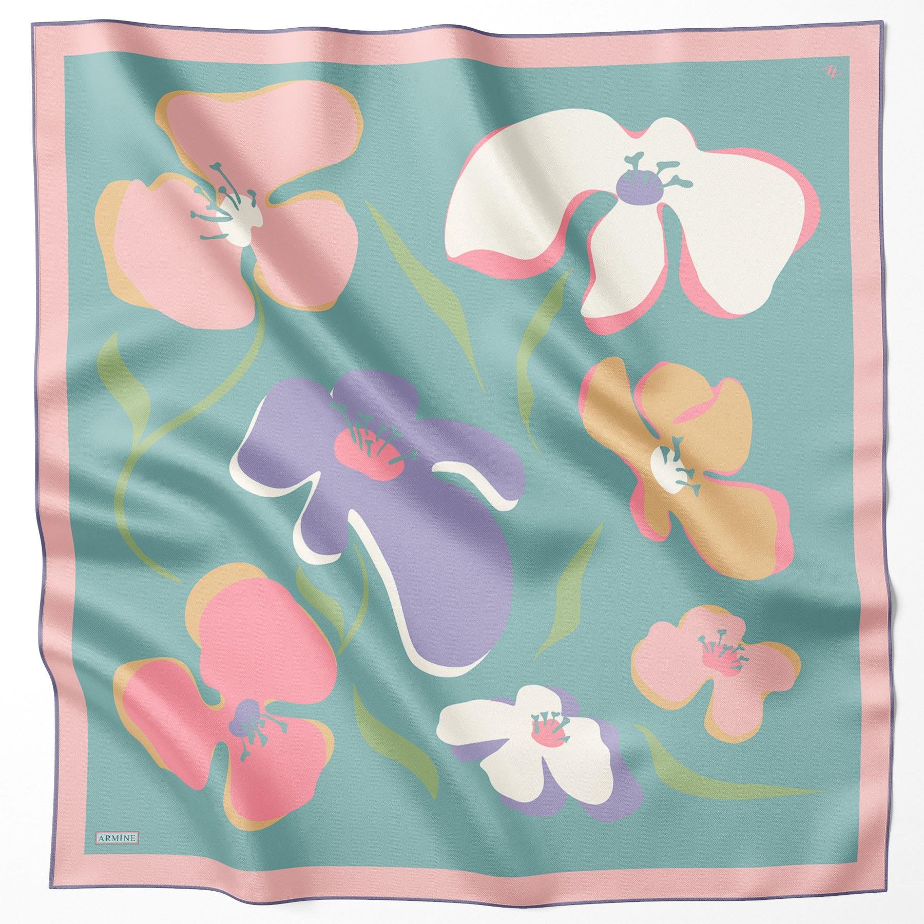 Armine İpek Eşarp 2025 İlkbahar-Yaz - 9317D-01 - Sura