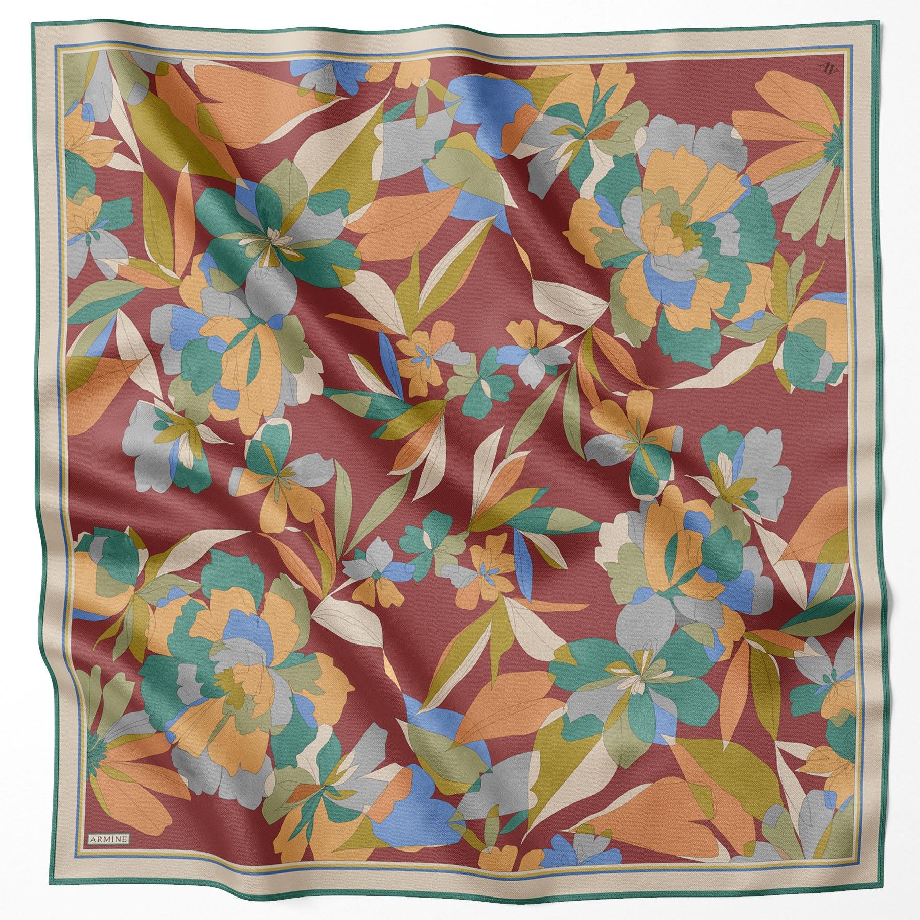 Armine İpek Eşarp 2025 İlkbahar-Yaz - 9312D-52 - Sura