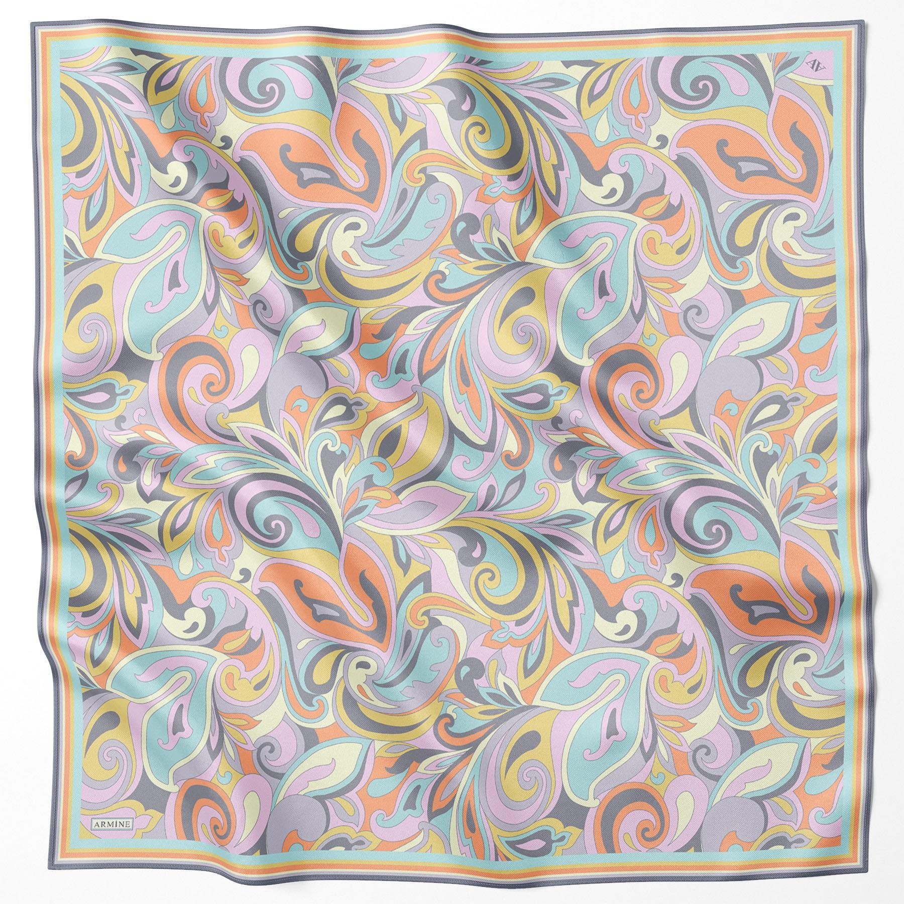 Armine İpek Eşarp 2025 İlkbahar-Yaz - 9323D-81 - Tivil